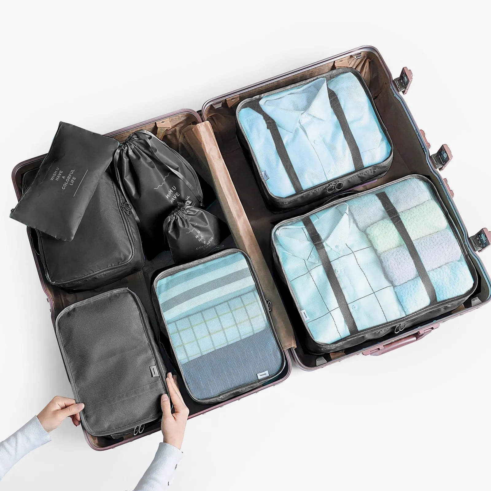 BillyBath Set Organizer da Viaggio, 8 Pezzi - immagine 6