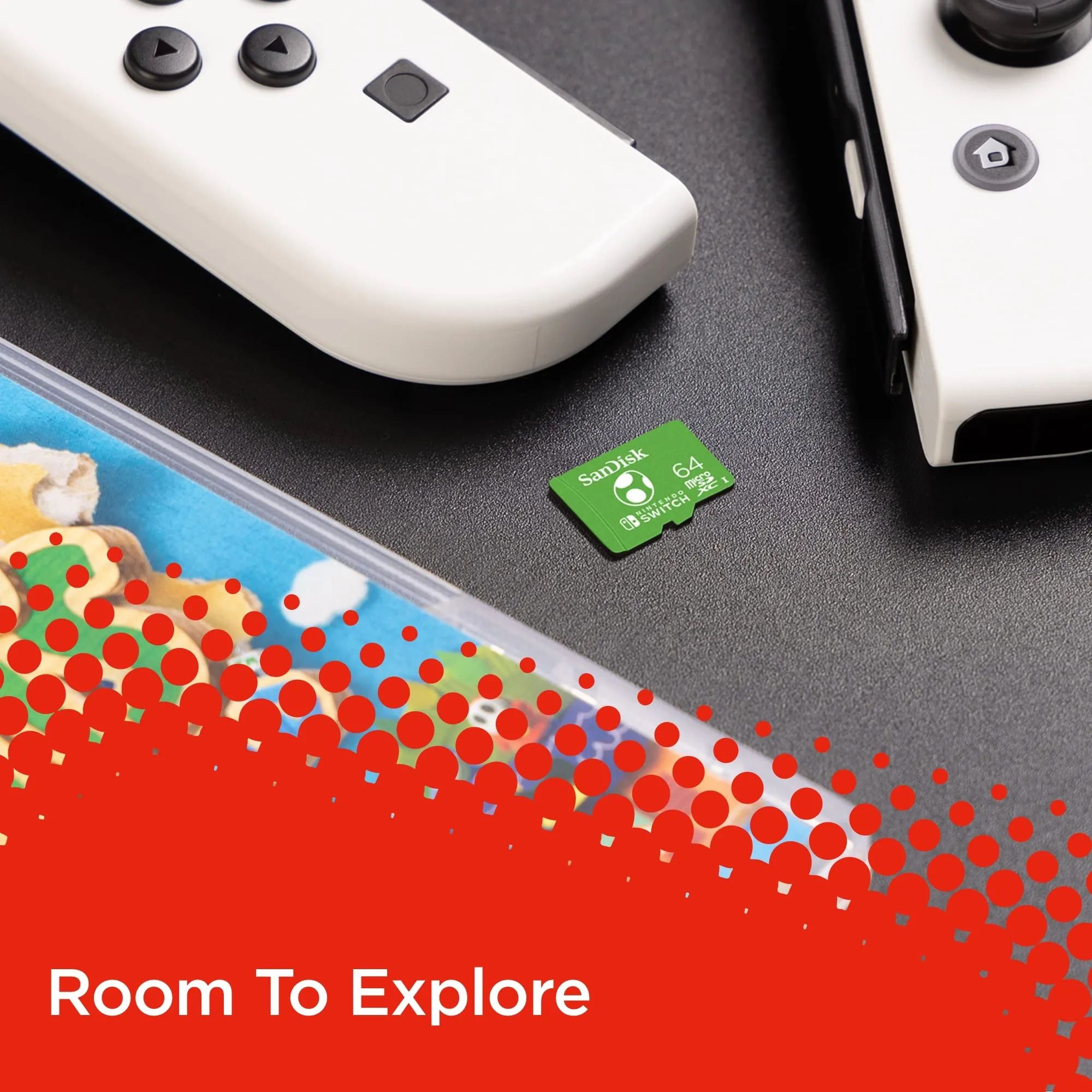 SanDisk microSDXC per Nintendo Switch 64GB Edizione Yoshi (Confezione da 2) - immagine 6