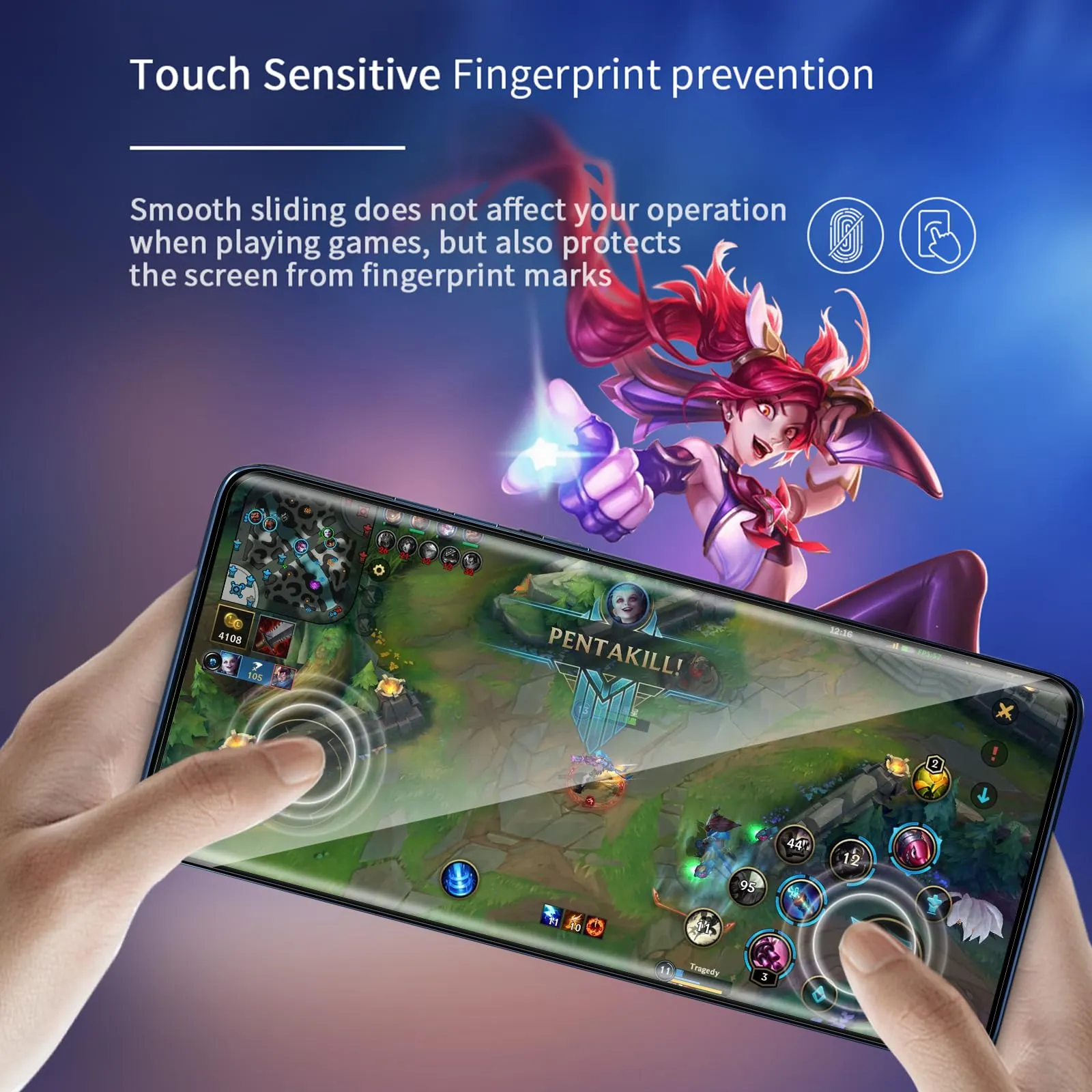 ELYCO Vetro Temperato per Motorola Moto Edge 60/60 Fusion, 2+2 Pezzi - immagine 6