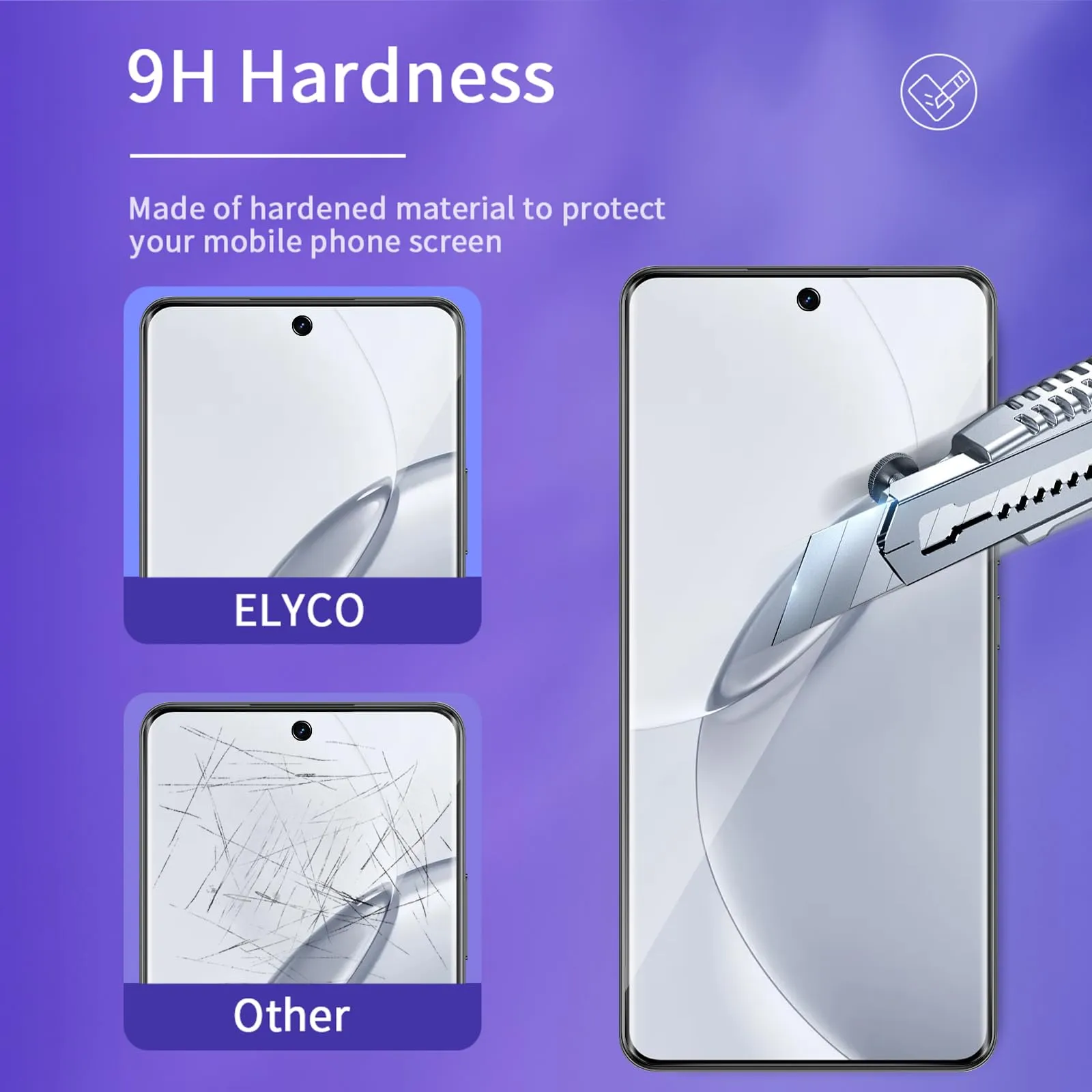 ELYCO Vetro Temperato Privacy per Realme 16 Pro Plus 5G, 2 Pezzi - immagine 5