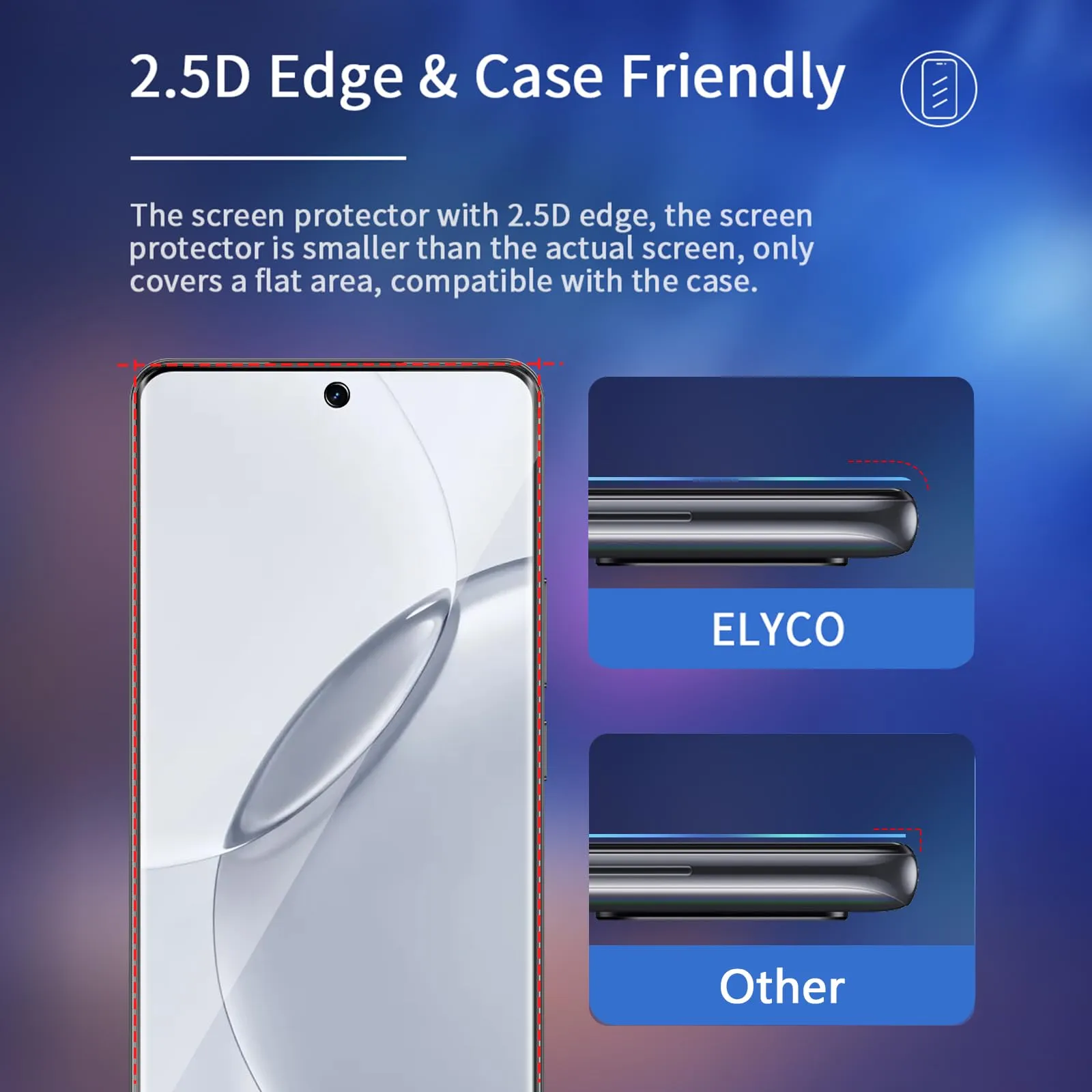 ELYCO Vetro Temperato Privacy per Realme 16 Pro Plus 5G, 2 Pezzi - immagine 7