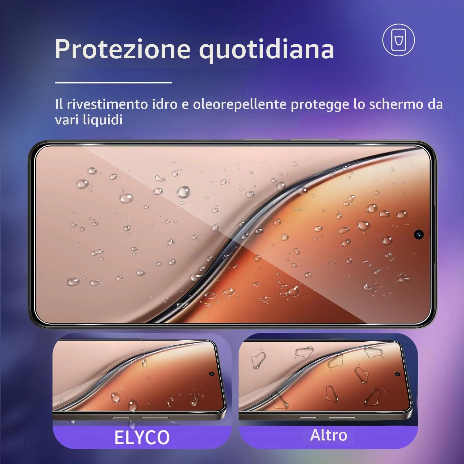 ELYCO Vetro Temperato per Realme P3 5G, Realme 14 5G, Realme 14T 5G - immagine 2
