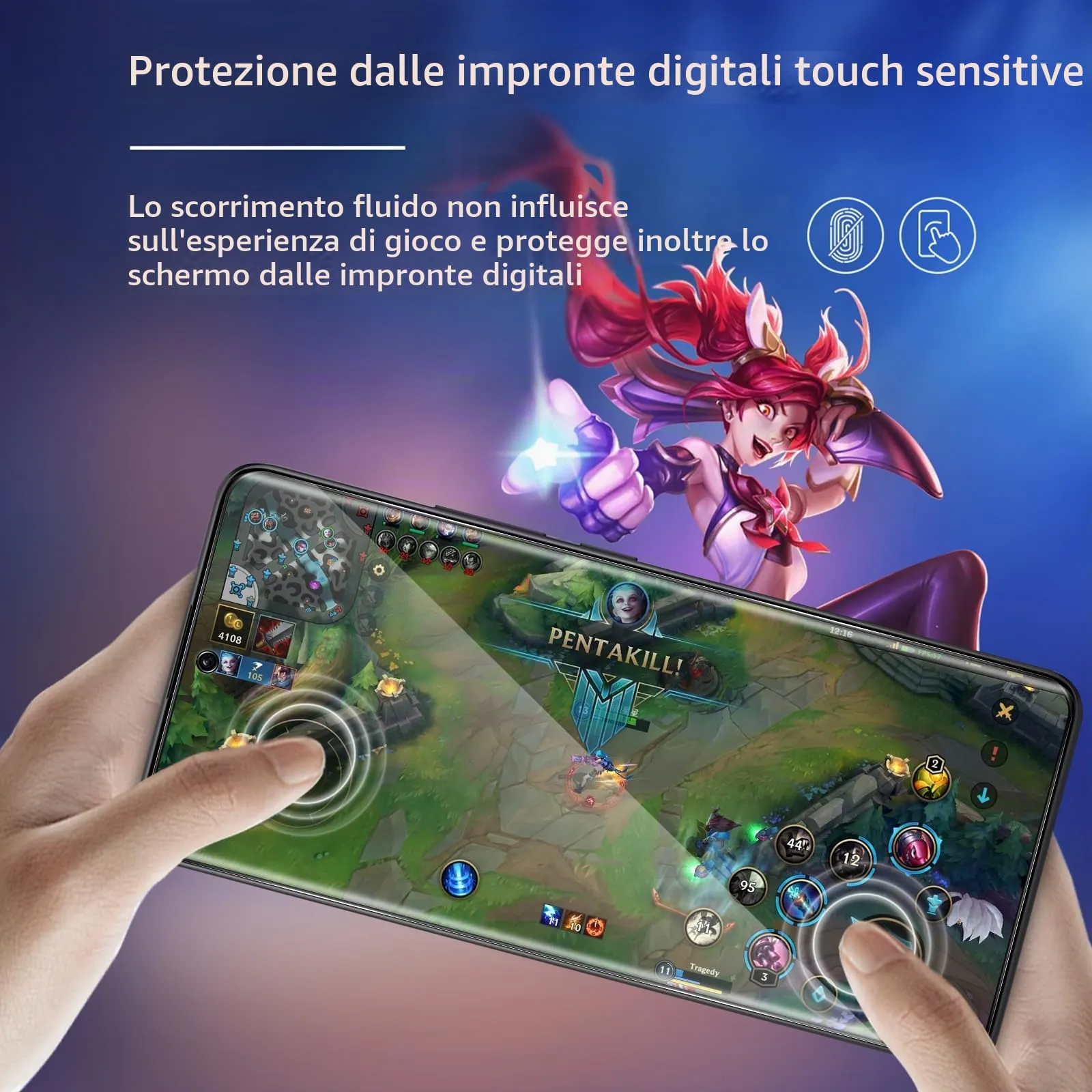 ELYCO Vetro Temperato Privacy per Xiaomi Redmi Note 13 Pro Plus 5G, 2 Pezzi - immagine 6