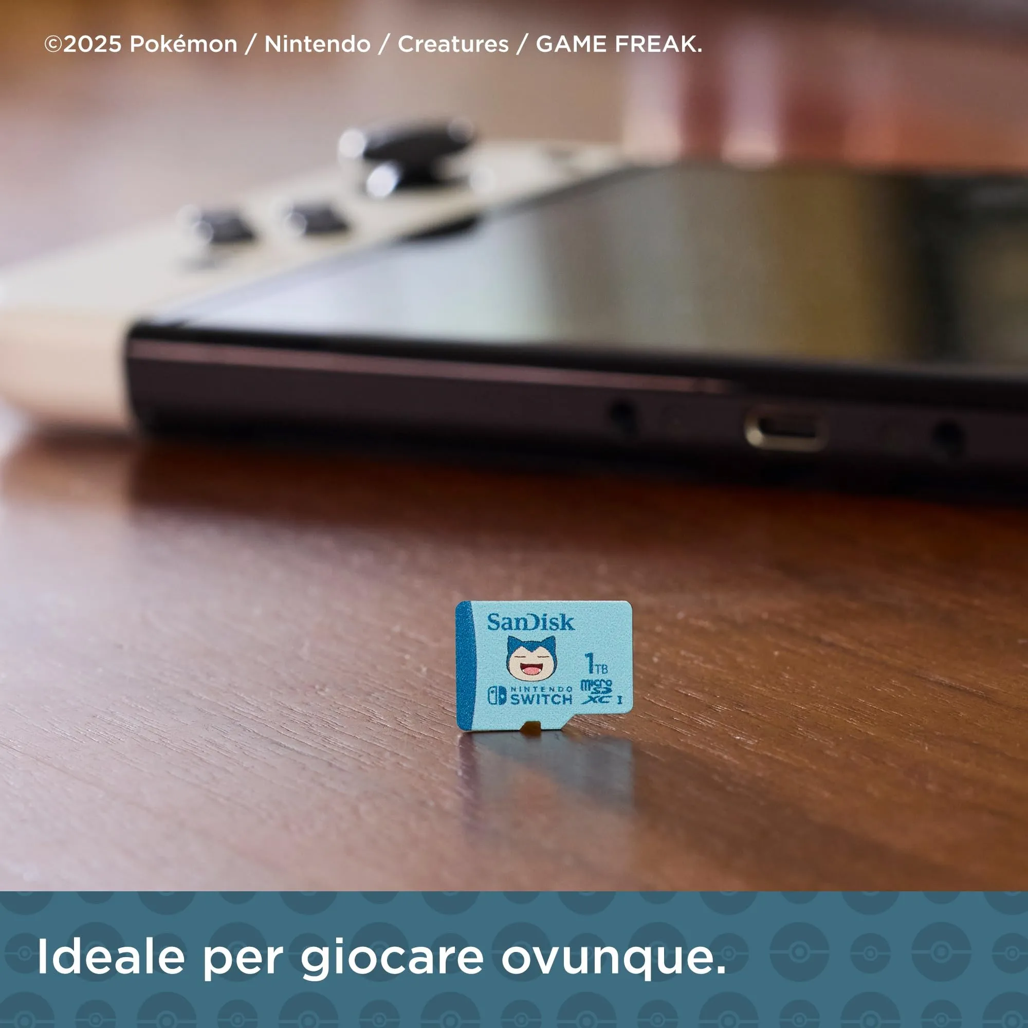 SanDisk microSDXC per Nintendo Switch 1TB, Edizione Pokémon Snorlax - immagine 6