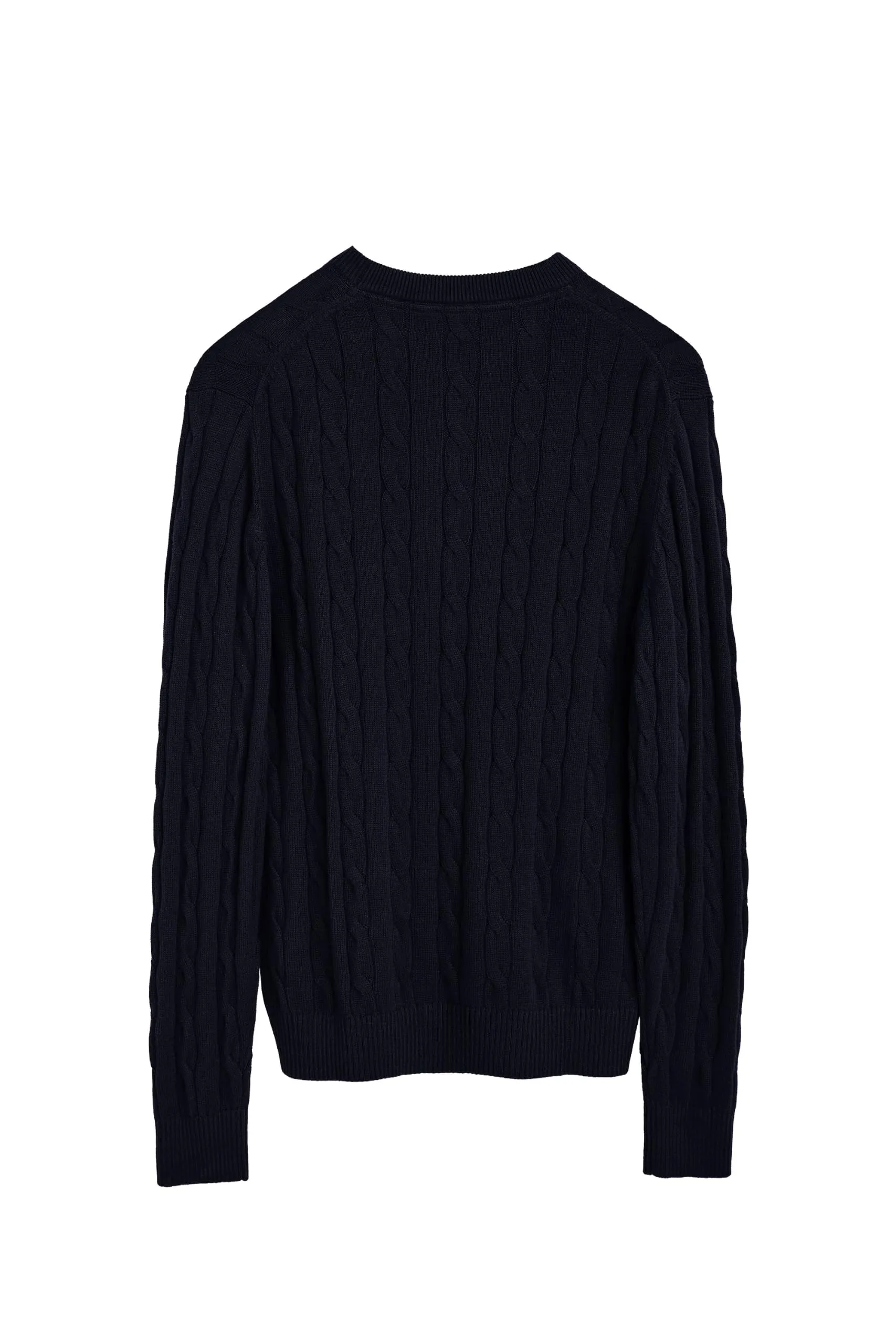 Polo Club Maglione in Maglia a Trecce Blu Scuro con Logo Rigby Go - immagine 7