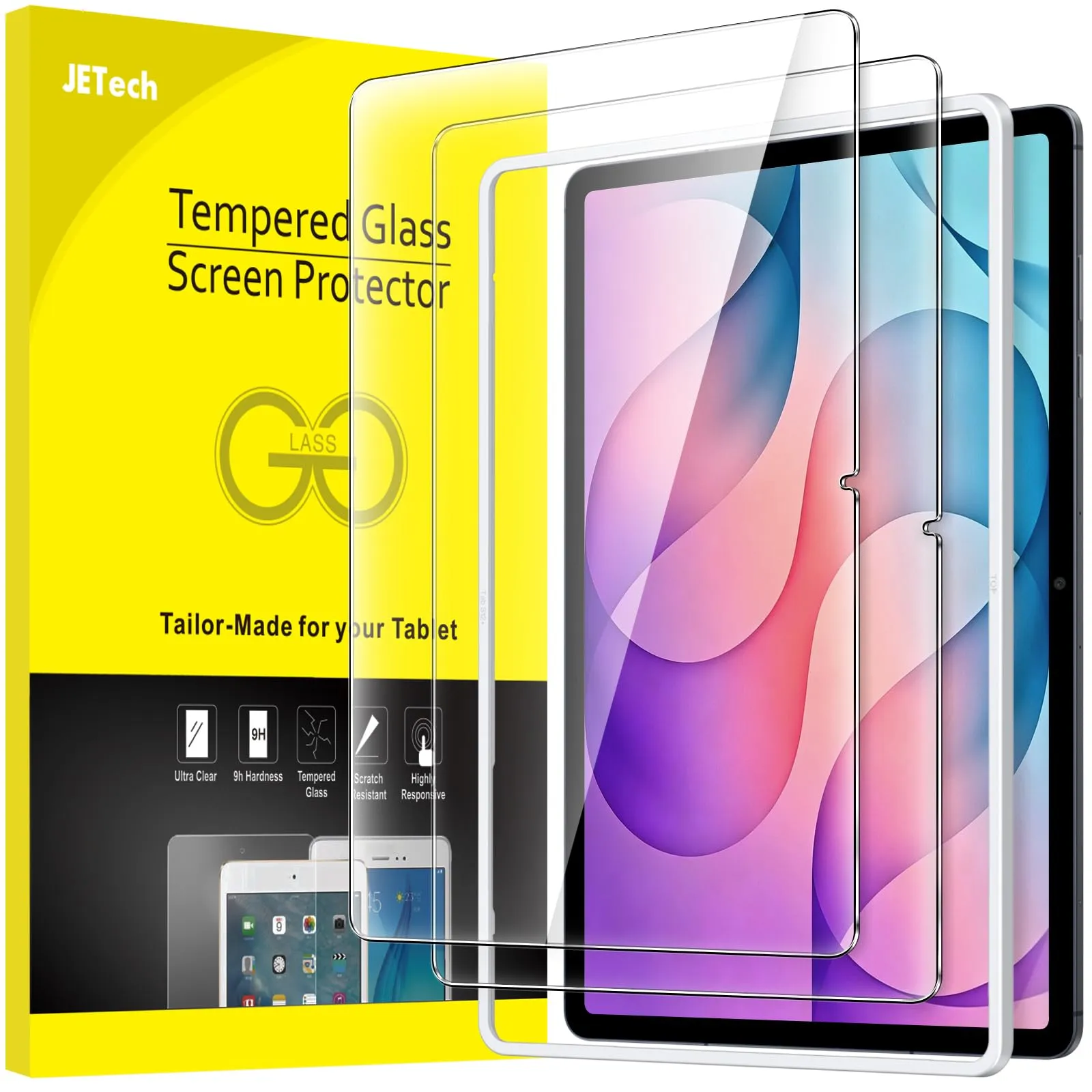 JETech Pellicola Protettiva per Samsung Galaxy Tab New 12,4", 2 Pezzi - immagine 1