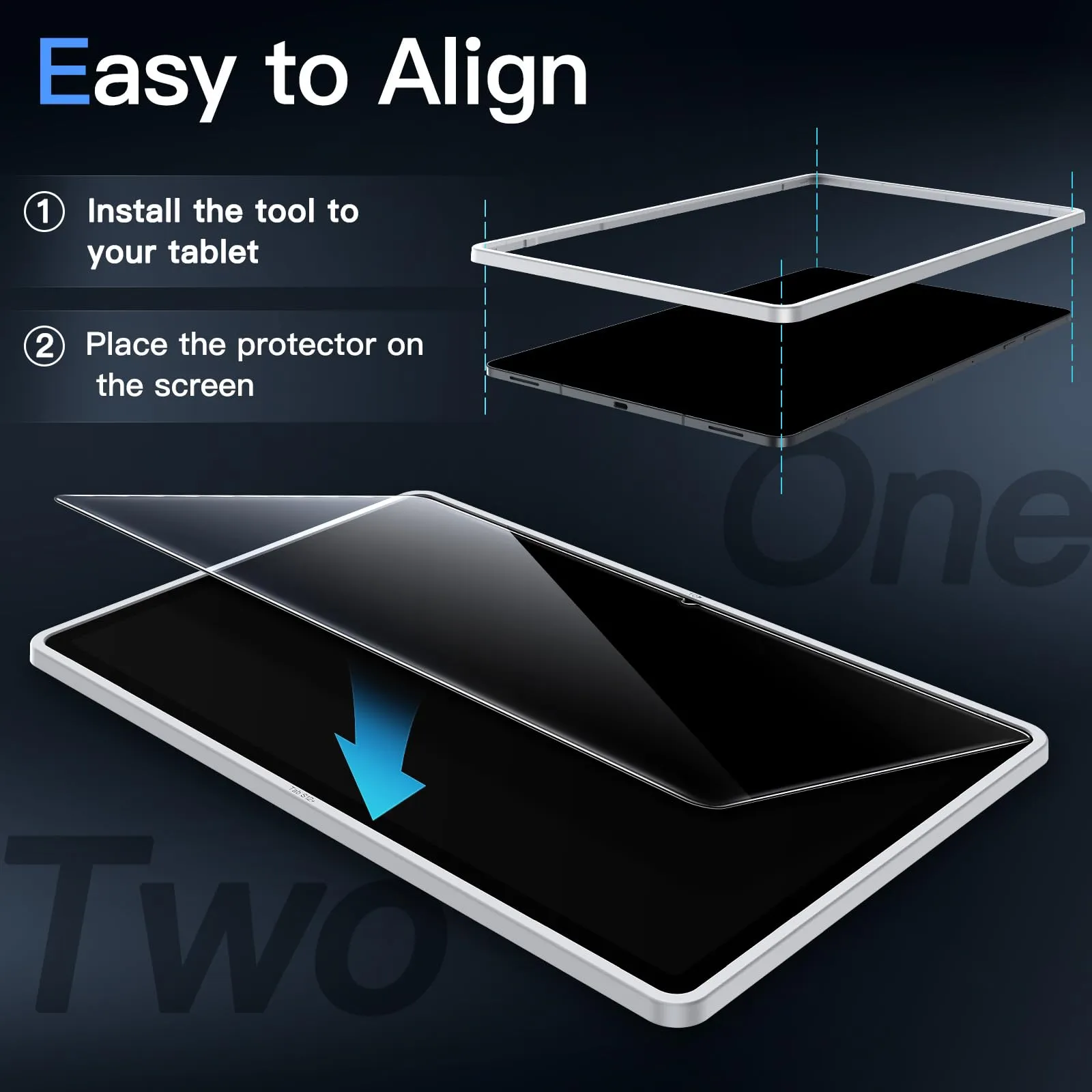 JETech Pellicola Protettiva per Samsung Galaxy Tab New 12,4", 2 Pezzi - immagine 3