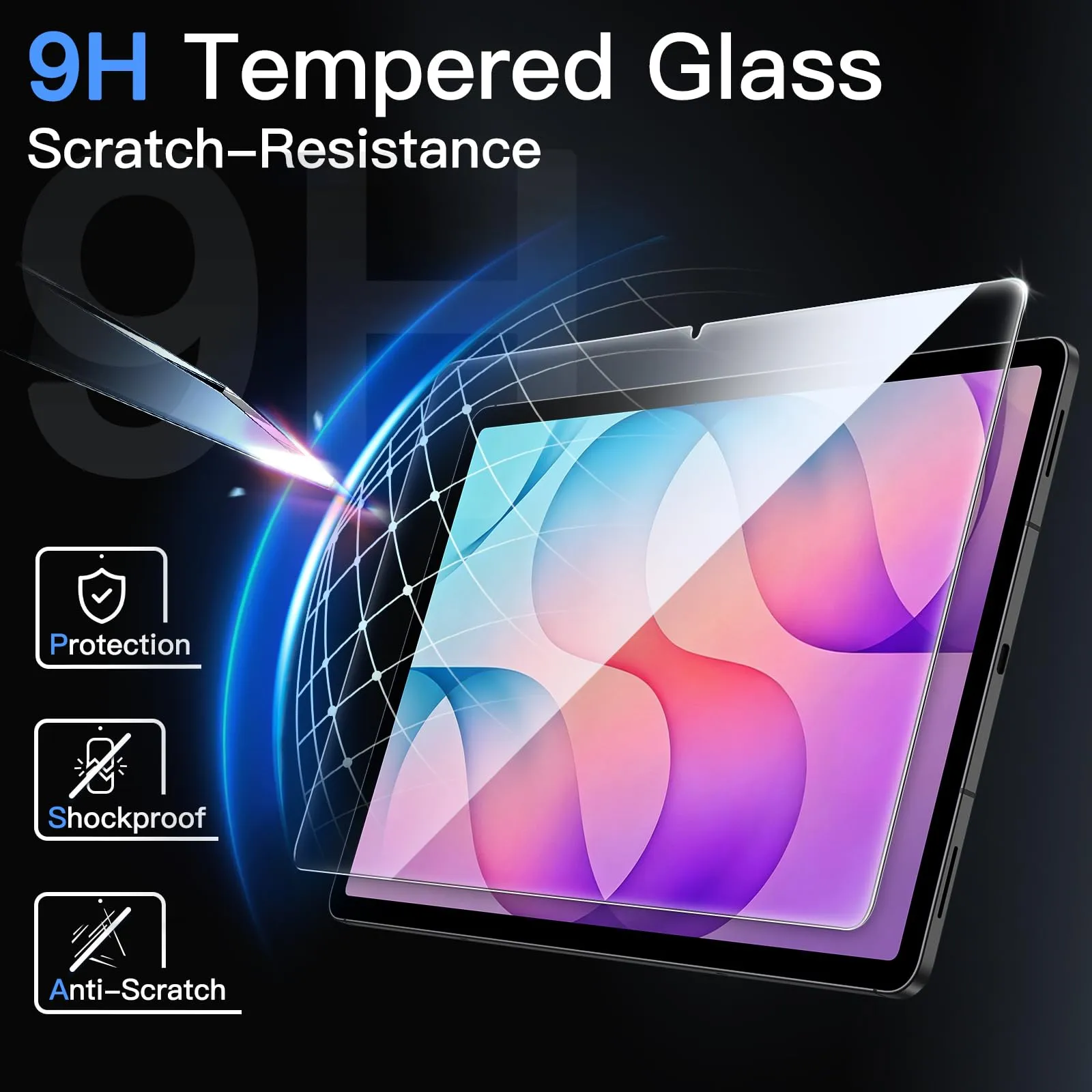 JETech Pellicola Protettiva per Samsung Galaxy Tab New 12,4", 2 Pezzi - immagine 5