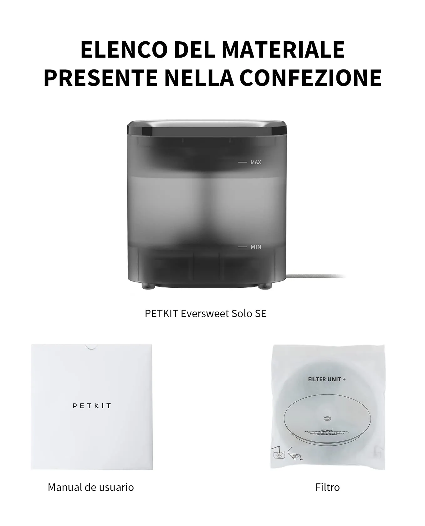 PETKIT CYBERTAIL Fontanella per Gatti e Cani, Pompa dell'Acqua Senza Fili, Elemento Filtrante 3.0, 1.8 L - immagine 8