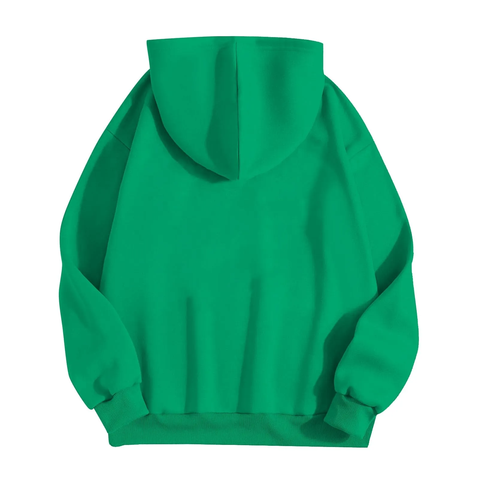 Viunychn Felpa Donna con Zip e Cappuccio in Cotone, Oversize, Tinta Unita - immagine 3