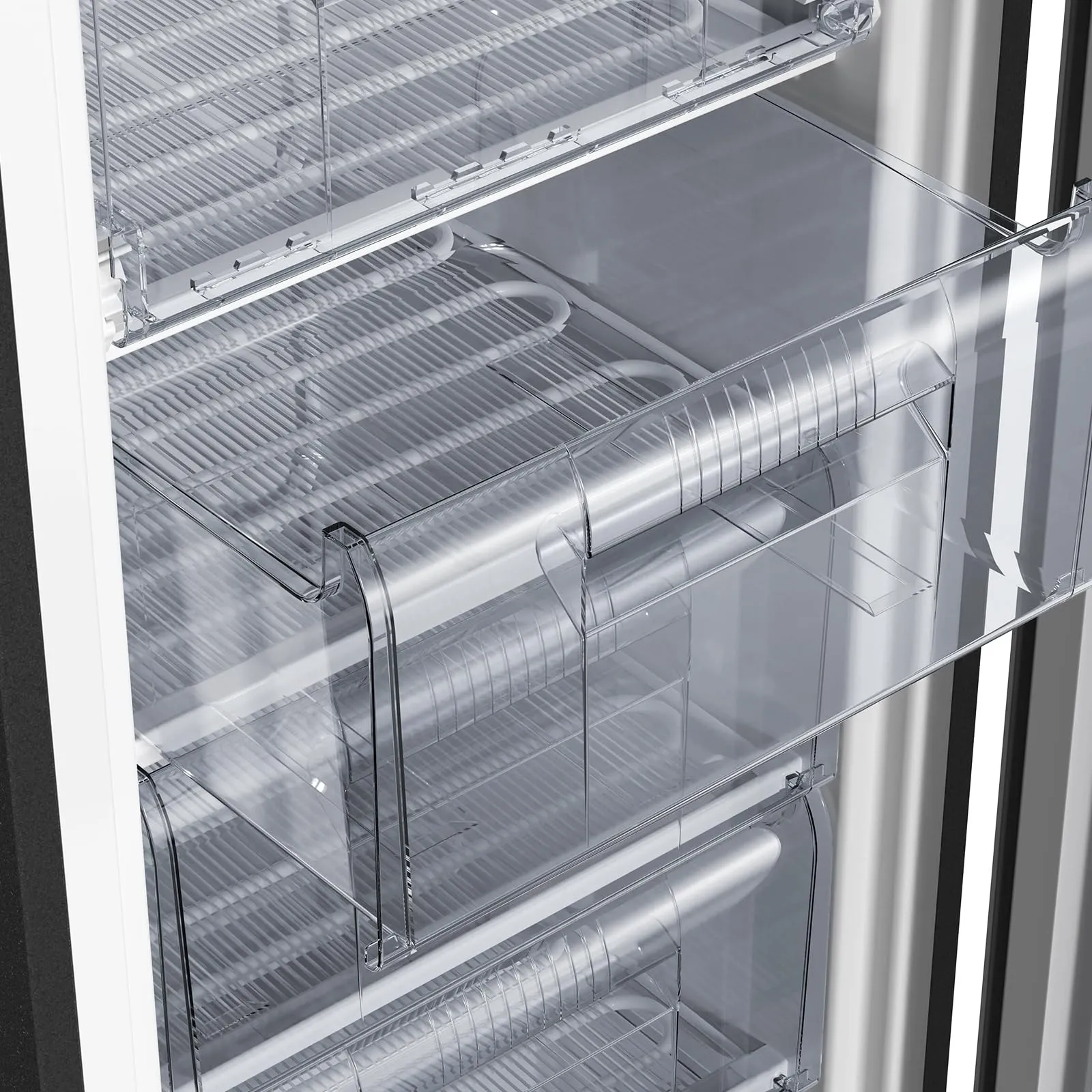 CHiQ FSD160D4E Congelatore Verticale a Cassetti 145 Litri, Nero - immagine 8