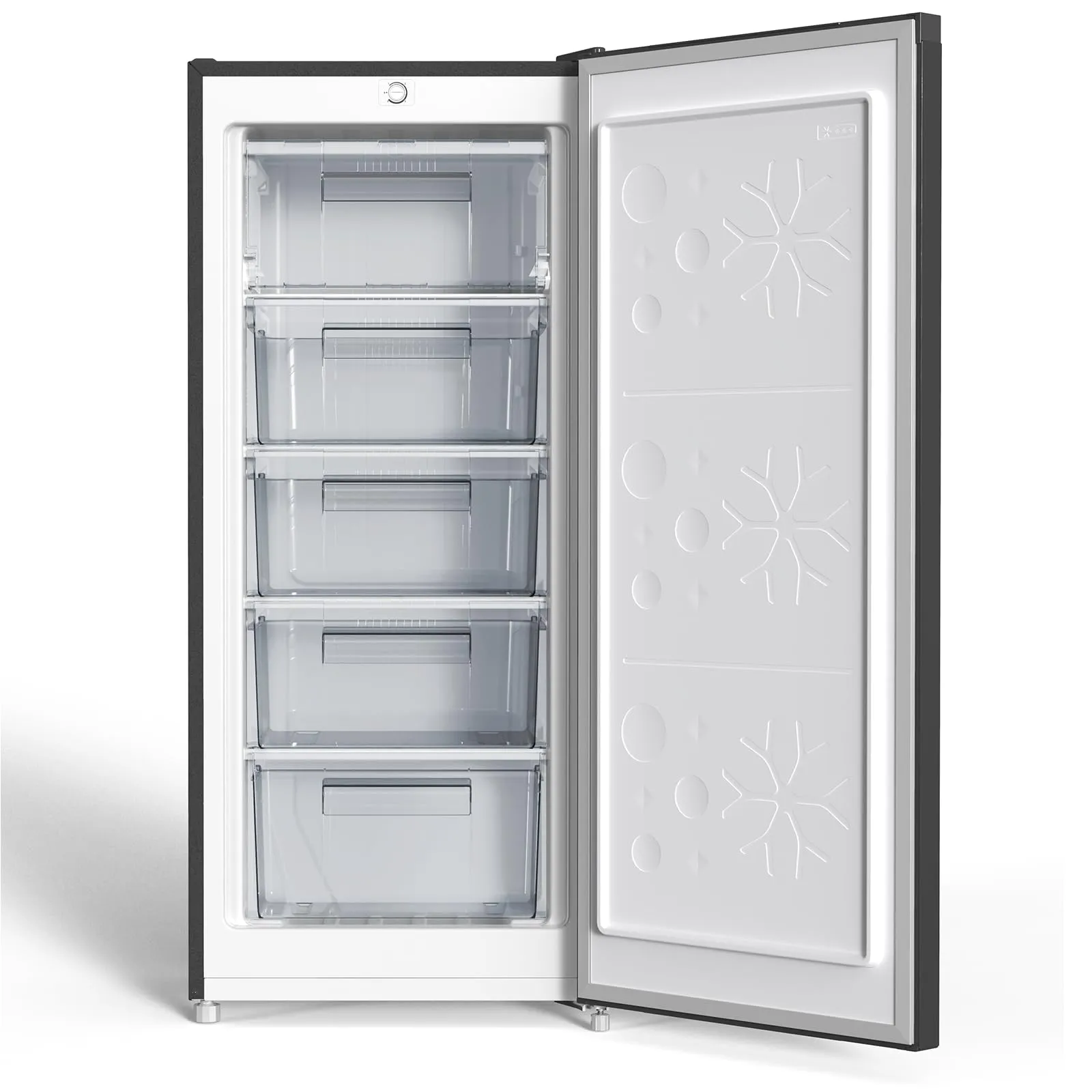 CHiQ FSD160D4E Congelatore Verticale a Cassetti 145 Litri, Nero - immagine 10