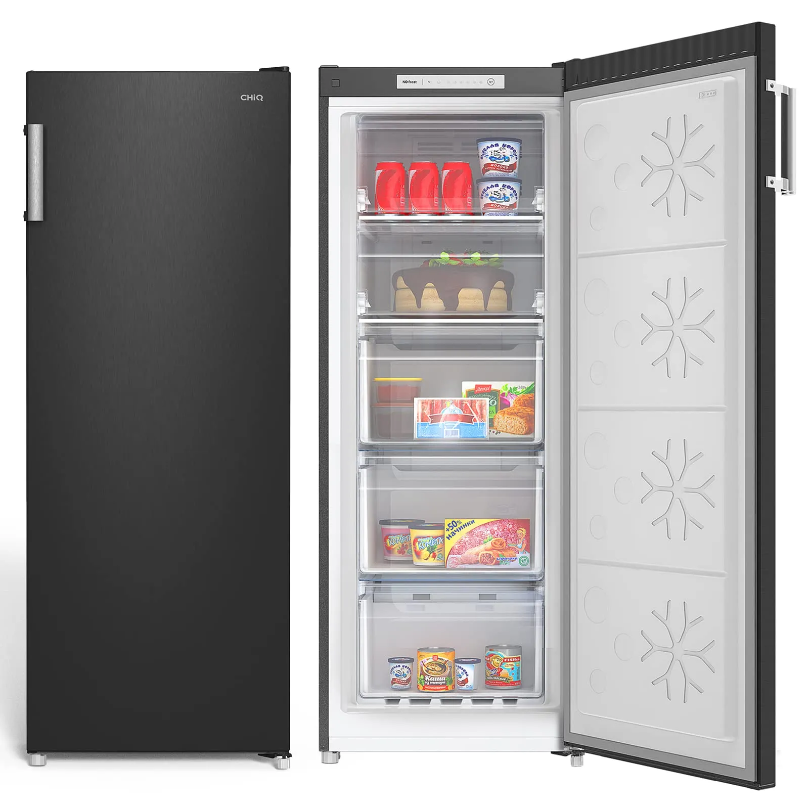 CHiQ FSD166NE4E Congelatore Verticale No Frost 166L - immagine 2