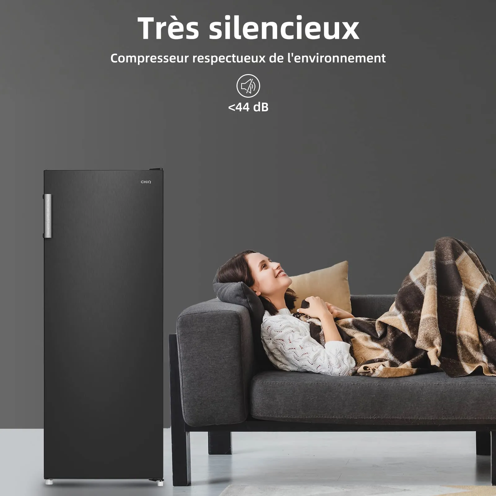 CHiQ FSD166NE4E Congelatore Verticale No Frost 166L - immagine 9