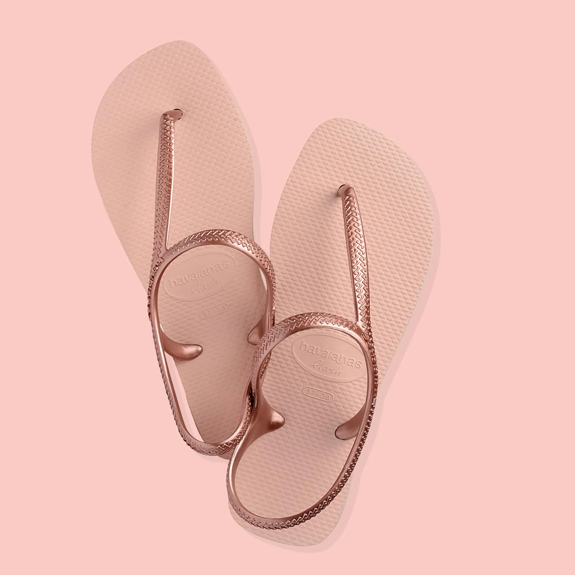 Havaianas Flash Urban Women's Sandals Rosa / Rosa Dorato 41/42 EU - immagine 2