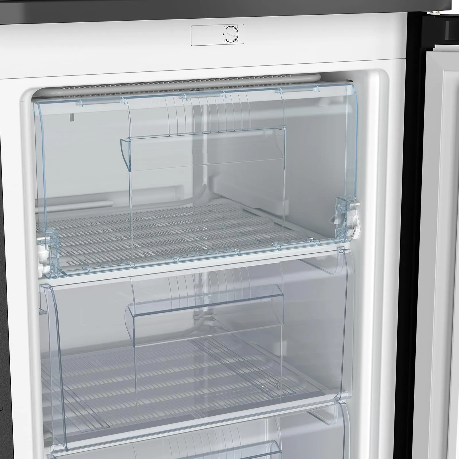CHiQ CSD90D4D Mini Congelatore Verticale 85L, Nero, Classe D - immagine 7