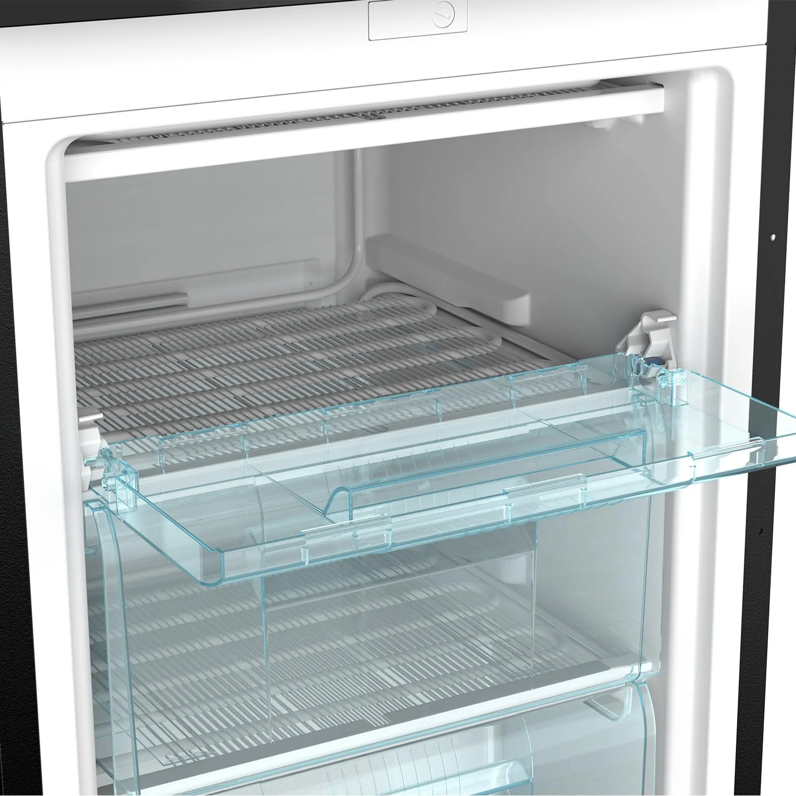 CHiQ CSD90D4D Mini Congelatore Verticale 85L, Nero, Classe D - immagine 9