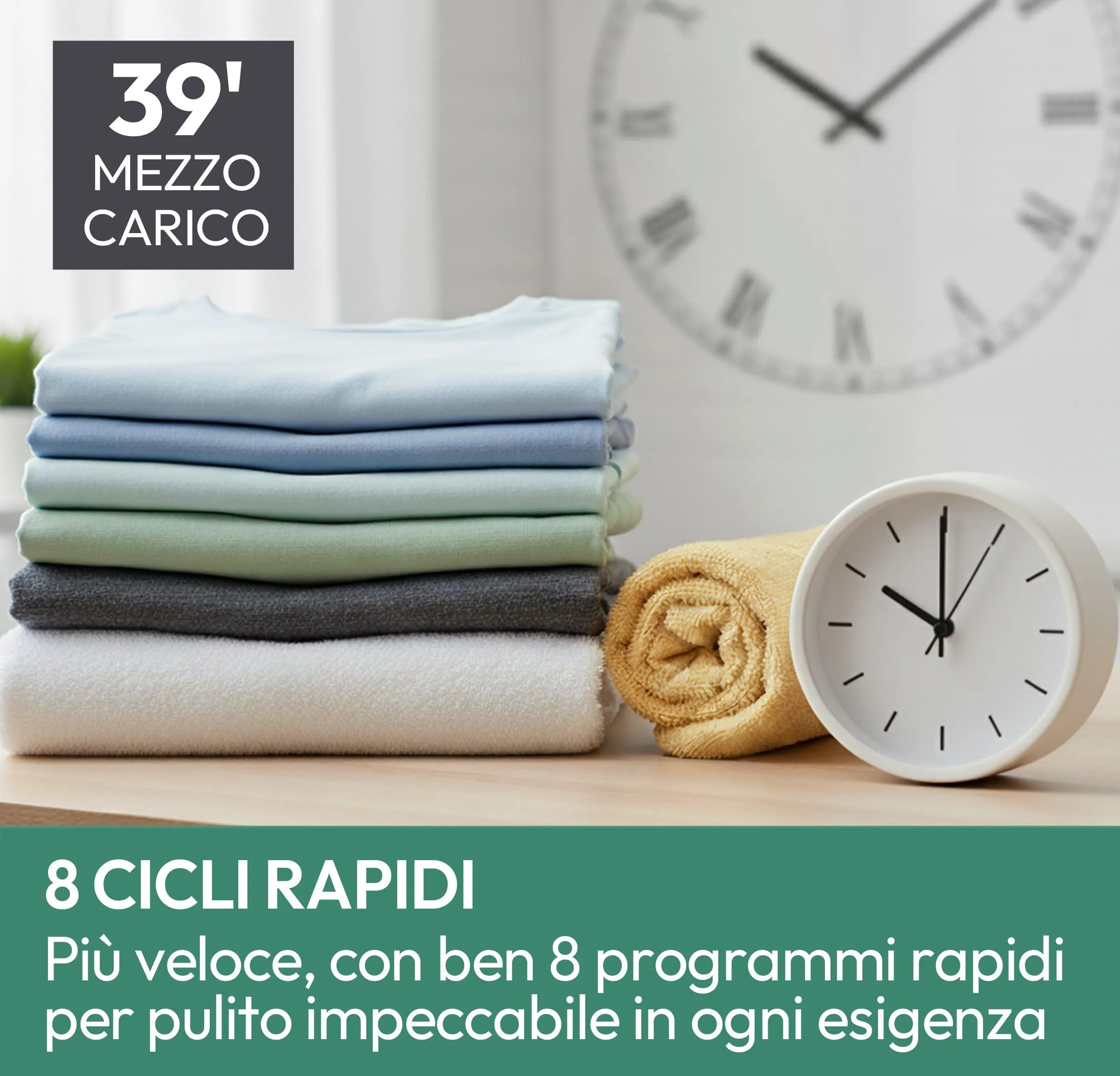 Candy ProWash 300 Lavatrice 10 kg, 1400 Giri, Classe A-20%, Bianca - immagine 9