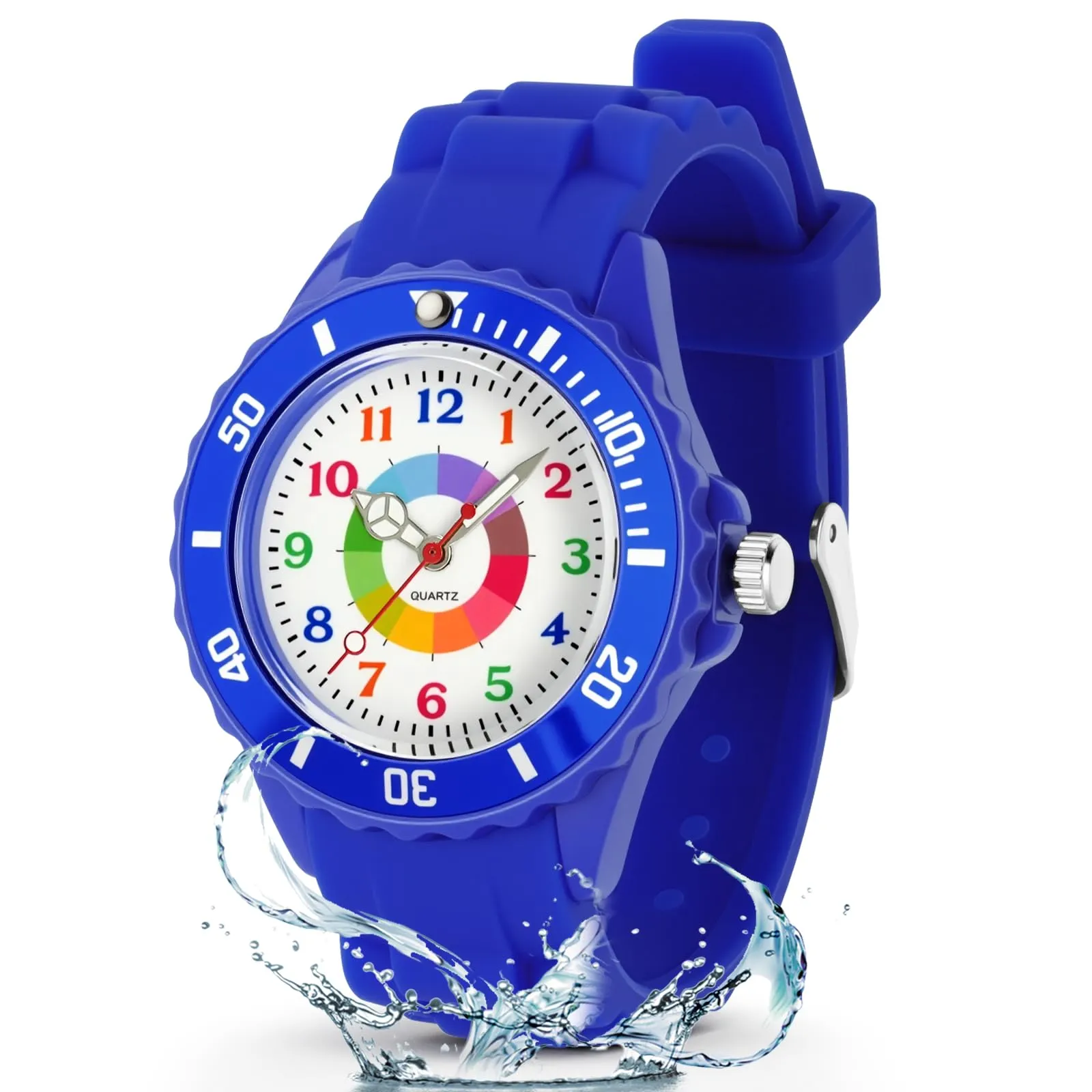 OSDUE Orologio Educativo per Bambini, Resistente all'Acqua, per Ragazzi e Ragazze - immagine 1
