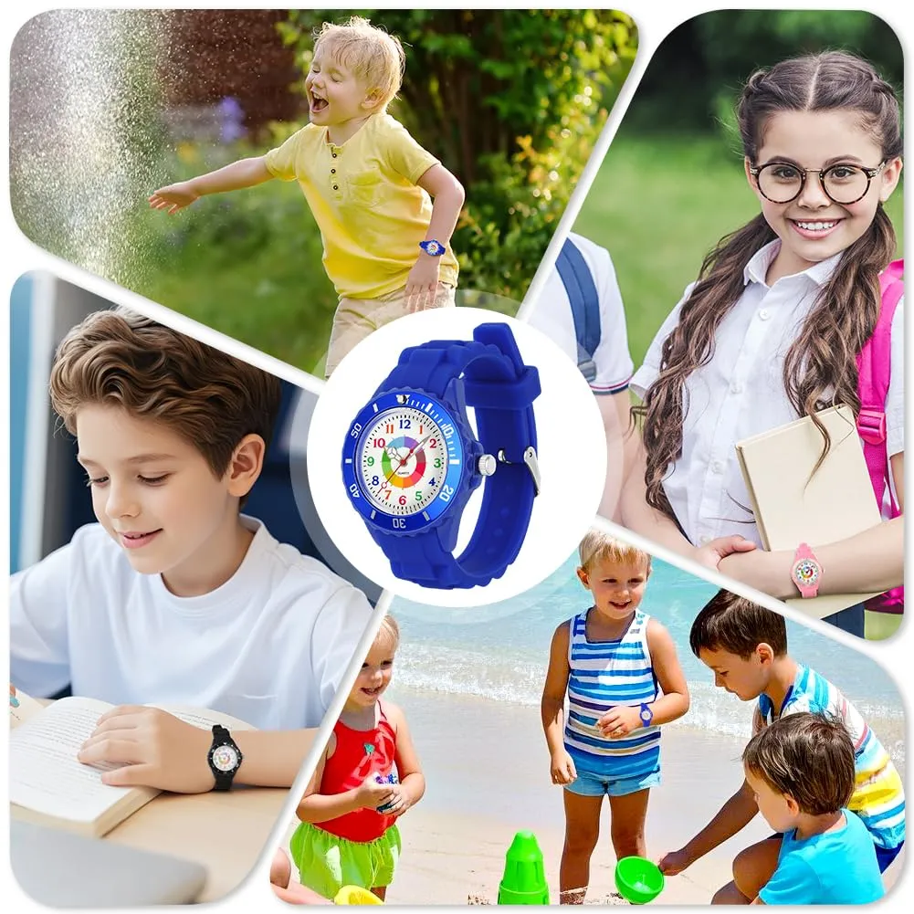 OSDUE Orologio Educativo per Bambini, Resistente all'Acqua, per Ragazzi e Ragazze - immagine 7