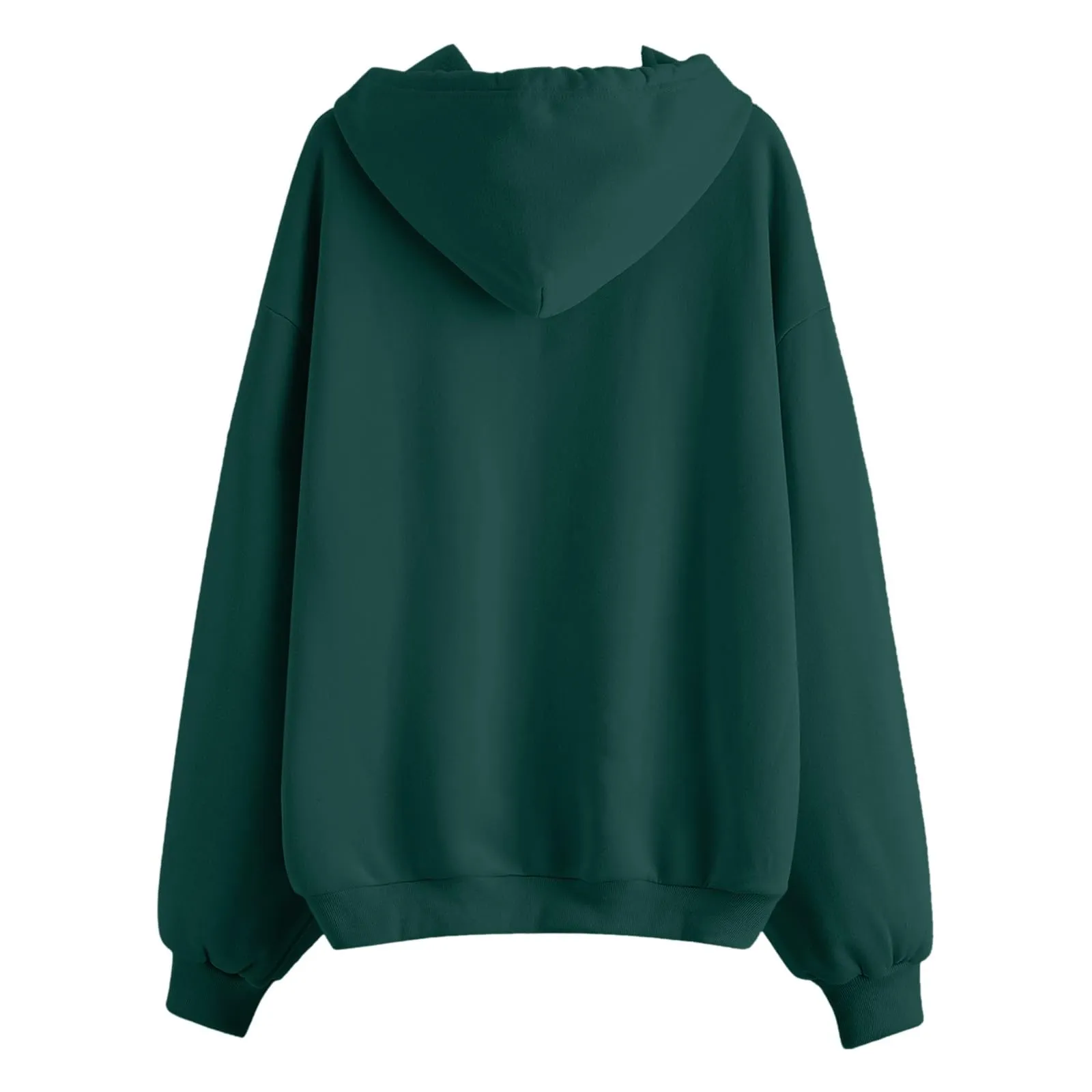 Generico Felpa Donna con Zip e Cappuccio Classic Sweatshirt - immagine 5