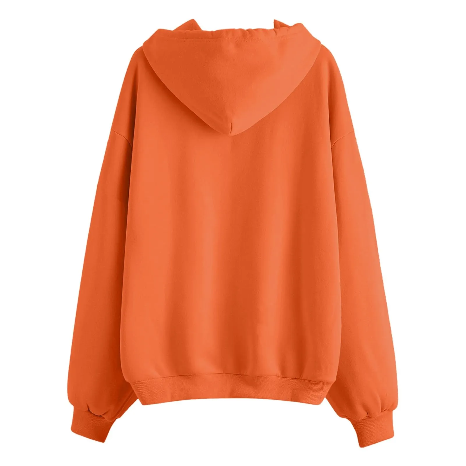 Generico Felpa Donna con Zip e Cappuccio Classic Sweatshirt - immagine 4