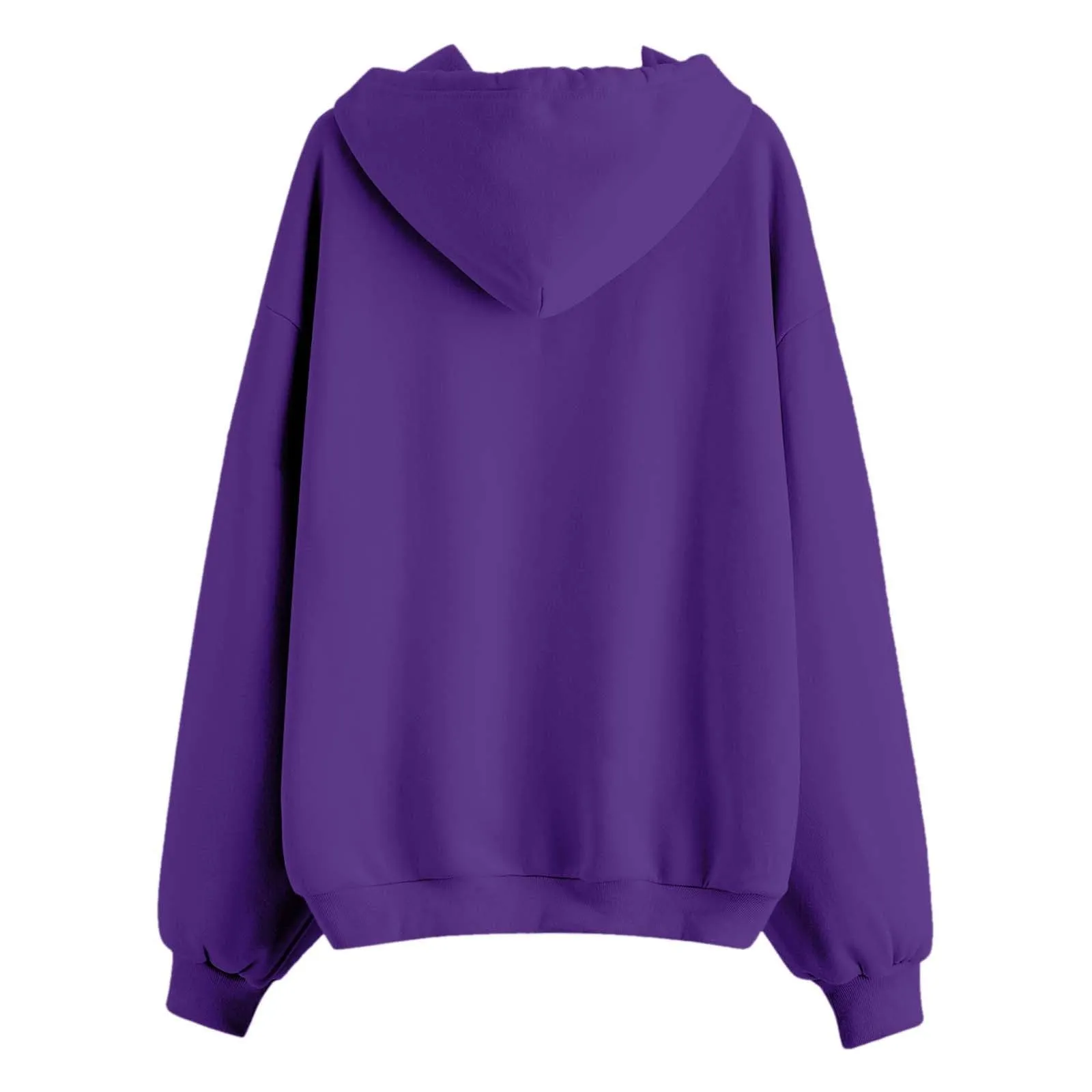 Generico Felpa Donna con Zip e Cappuccio Classic Sweatshirt - immagine 5