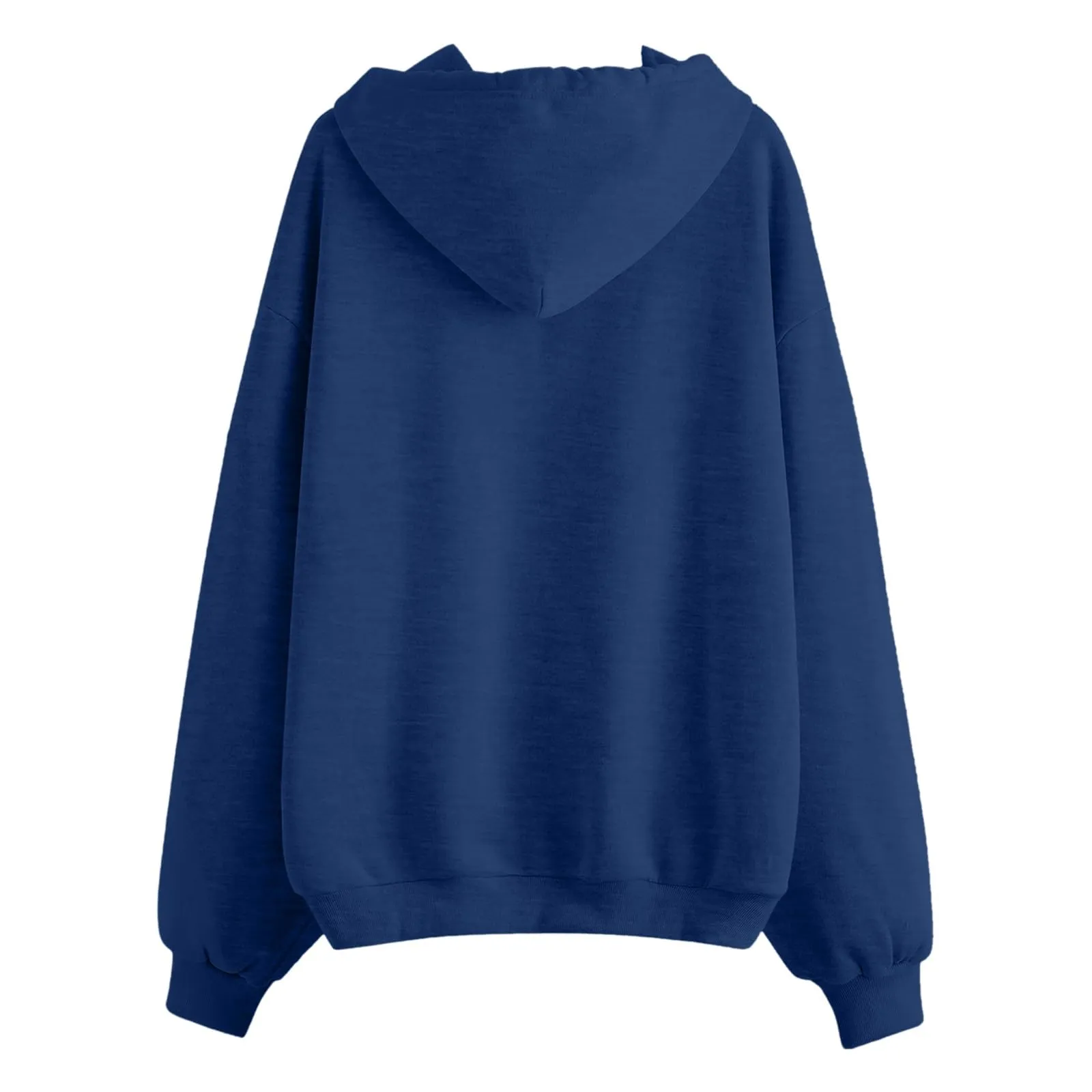 Generico Felpa Donna con Zip e Cappuccio Classic Sweatshirt - immagine 5