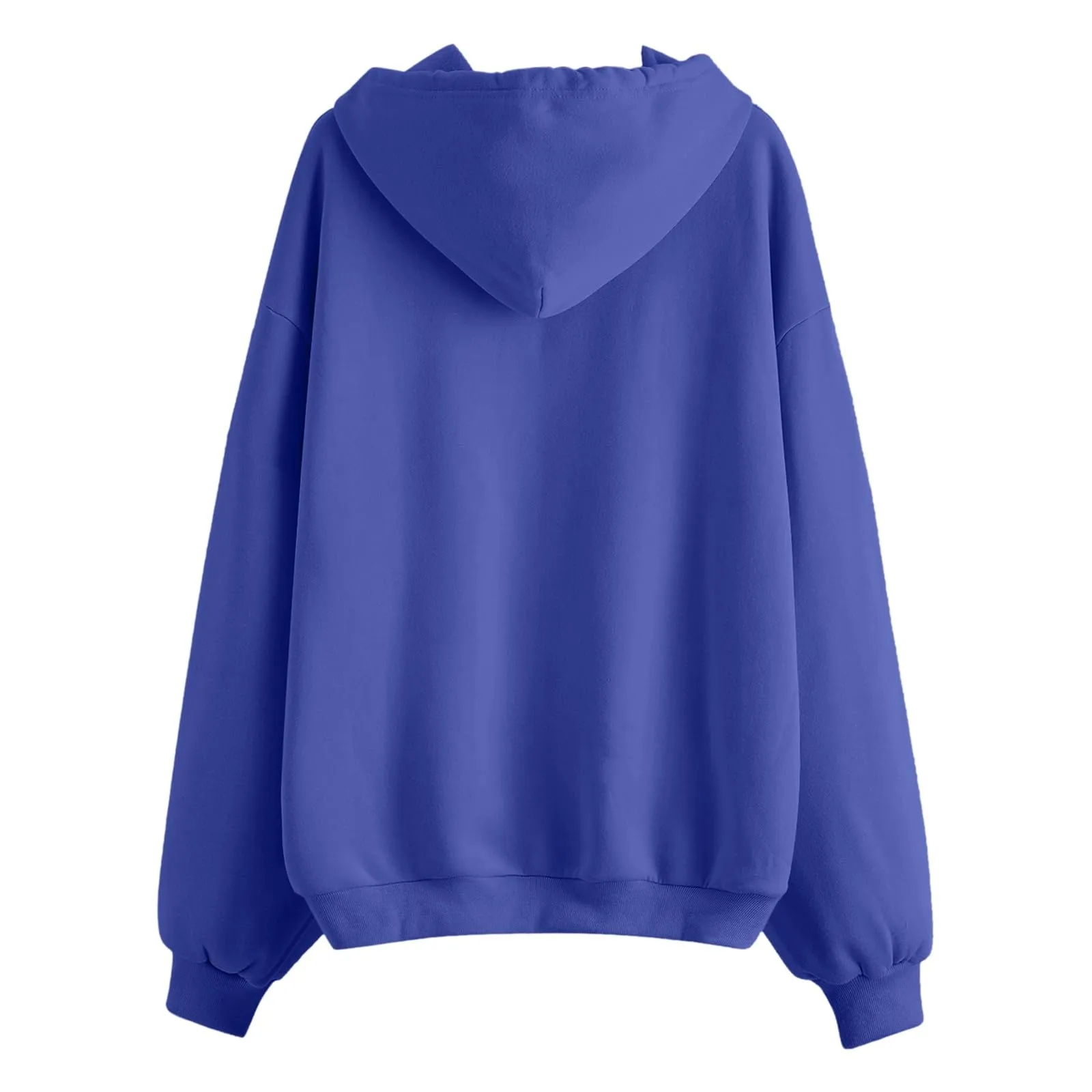 Generico Felpa Donna con Zip e Cappuccio Classic Sweatshirt - immagine 5