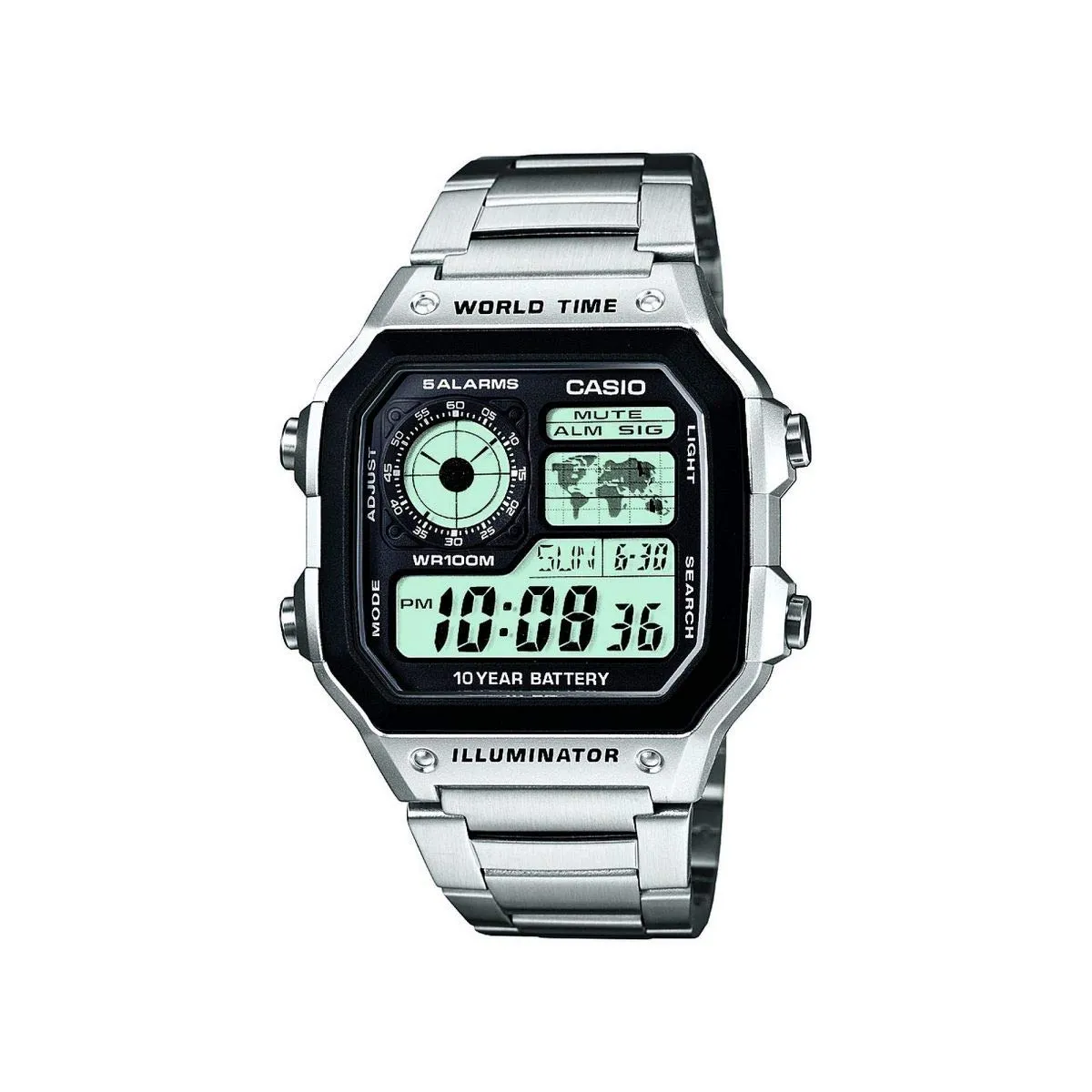 Casio AE-1200WHD-1AVEF Orologio Uomo Argentato - immagine 1