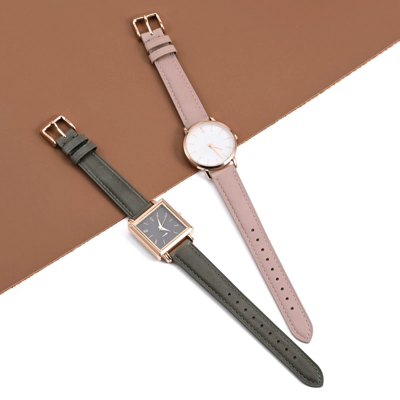 BISONSTRAP Cinturino in Pelle Sgancio Rapido 12mm, Rosa Chiaro (Fibbia Oro) - immagine 9
