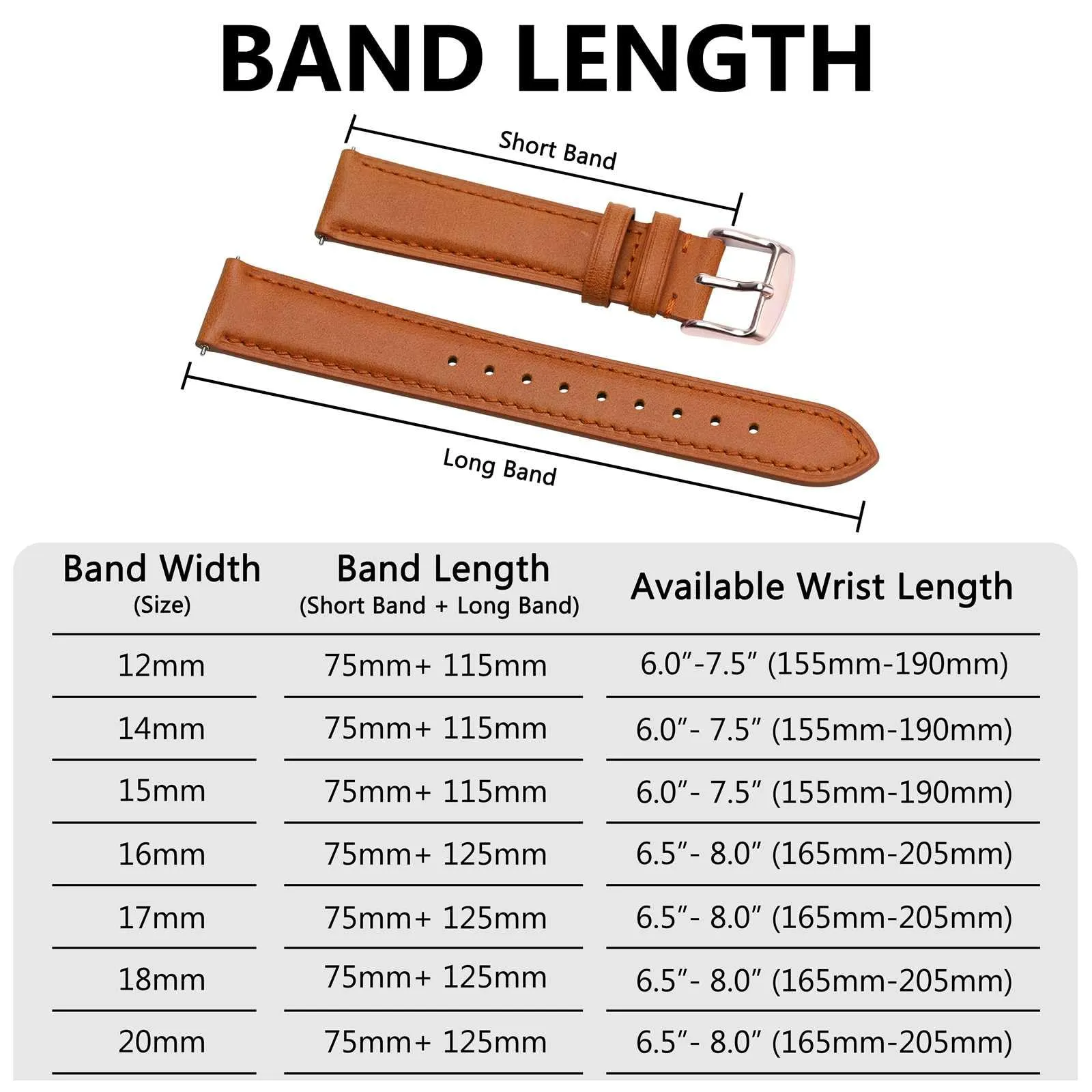 BISONSTRAP Cinturino in Pelle Sgancio Rapido 16mm, Arancia (Fibbia Oro Rosa) - immagine 8