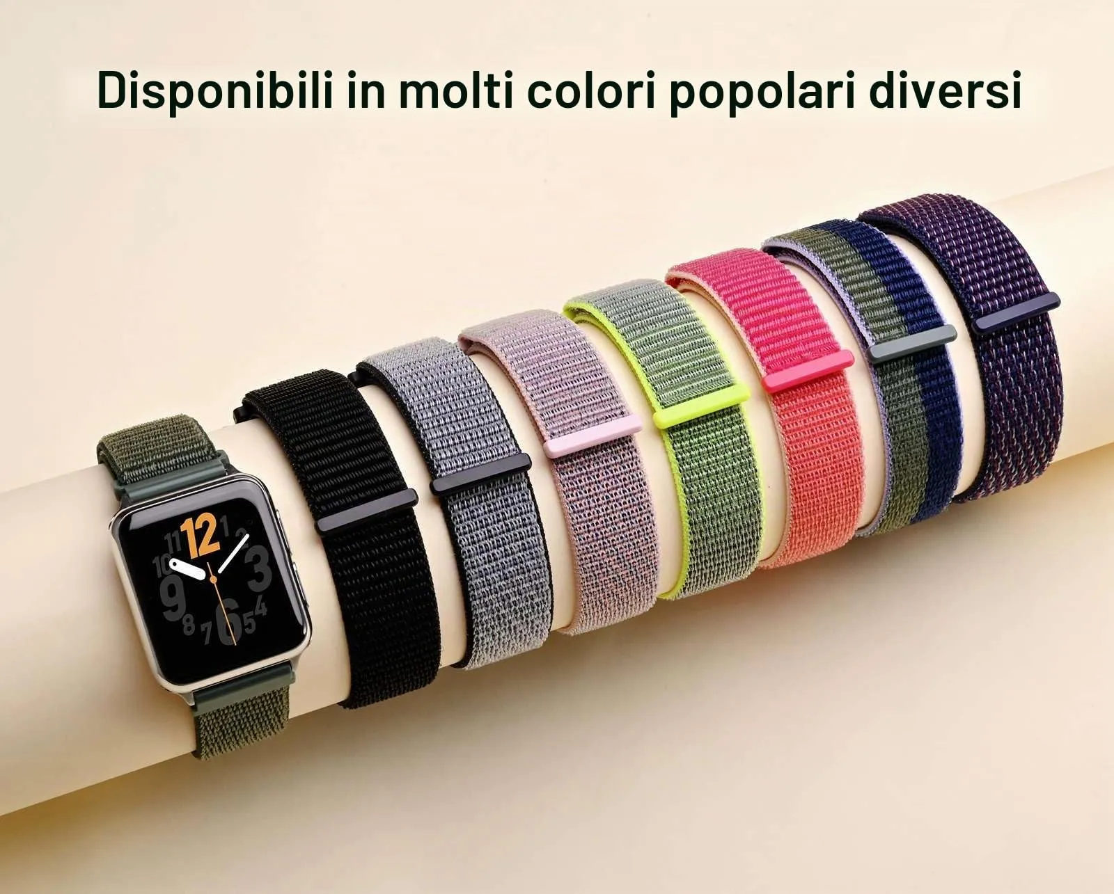 ANNEFIT Cinturino in Nylon 18mm, 2 Pezzi Regolabile a Sgancio Rapido (Nero e Blu Tempesta) - immagine 8