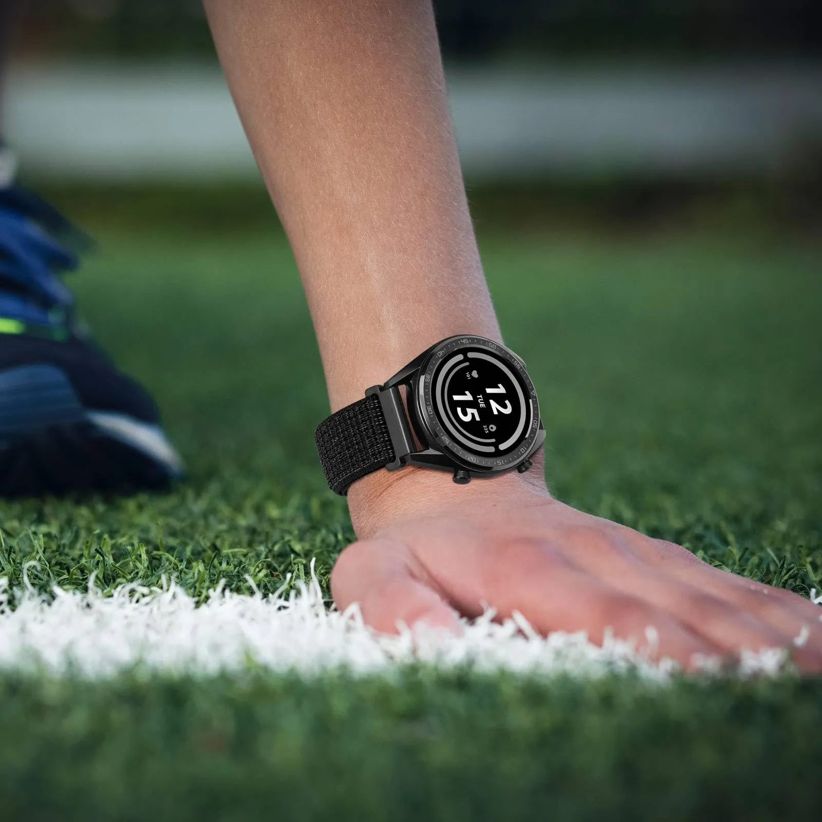 ANNEFIT Cinturino in Nylon 21mm, 2 Pezzi Regolabile Sport a Sgancio Rapido (Nero e Nero Riflettente) - immagine 6