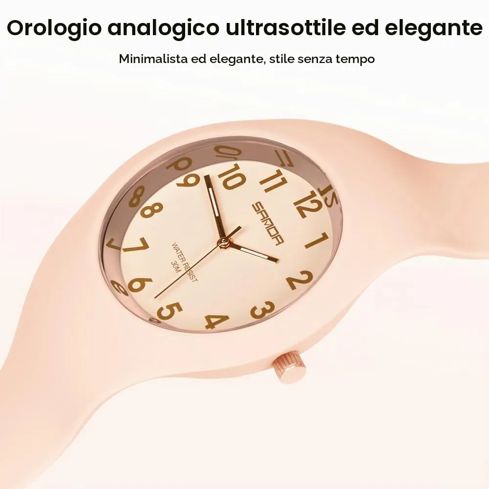 AOOSU Orologio Digitale Sportivo da Donna, Cinturino in Silicone, Resistente all'Acqua 30 Metri (Rosa Sakura) - immagine 6