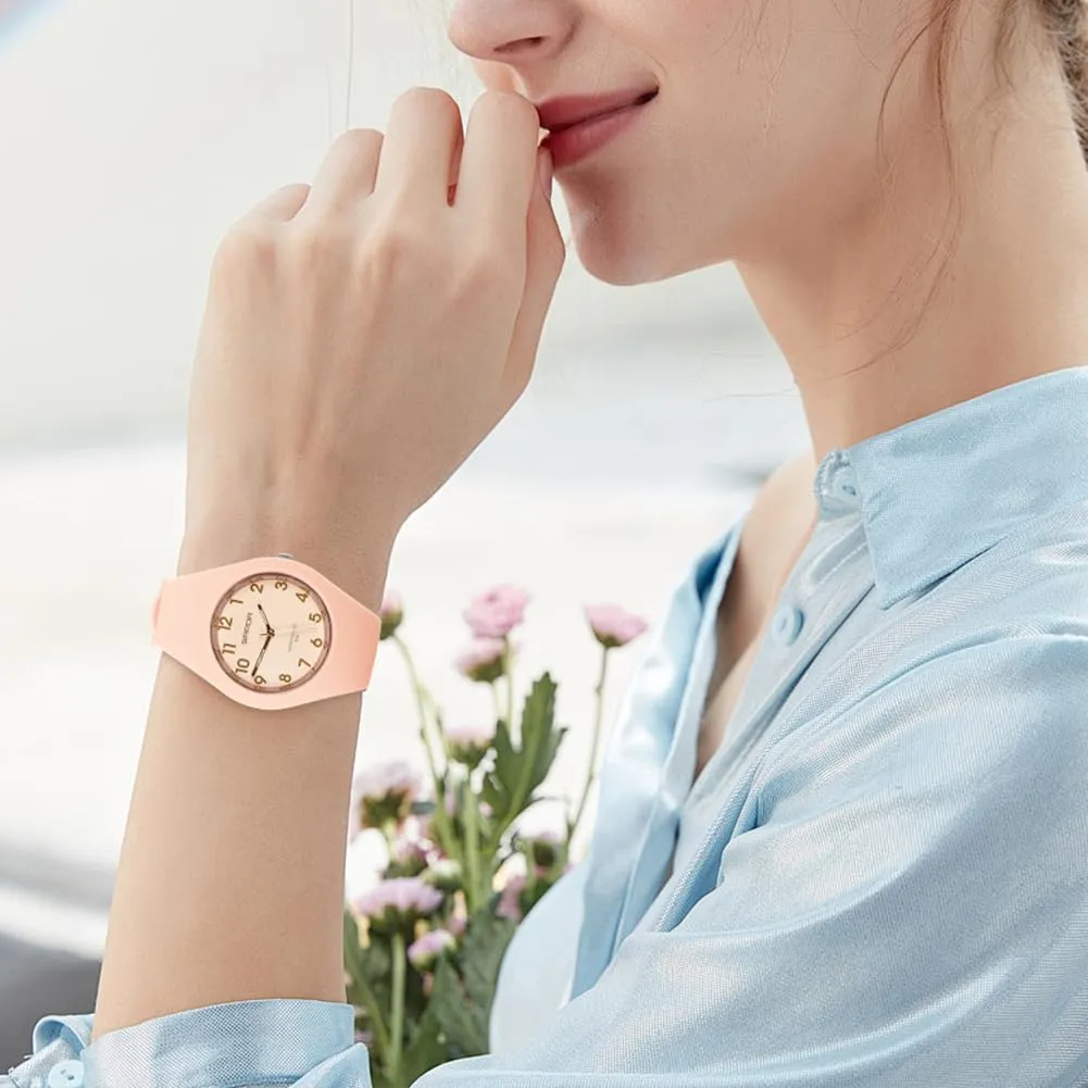 AOOSU Orologio Digitale Sportivo da Donna, Cinturino in Silicone, Resistente all'Acqua 30 Metri (Rosa Sakura) - immagine 7