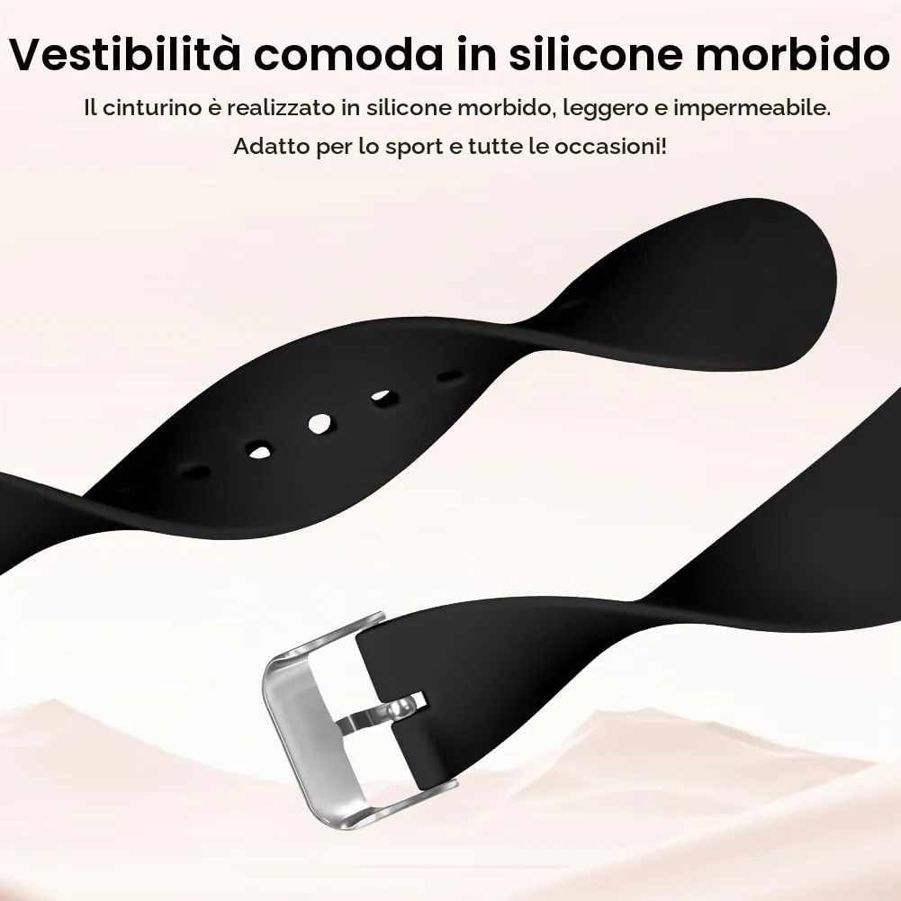 AOOSU Orologio Digitale Sportivo da Donna, Cinturino in Silicone, Resistente all'Acqua 30 Metri (Bianco e Nero) - immagine 4