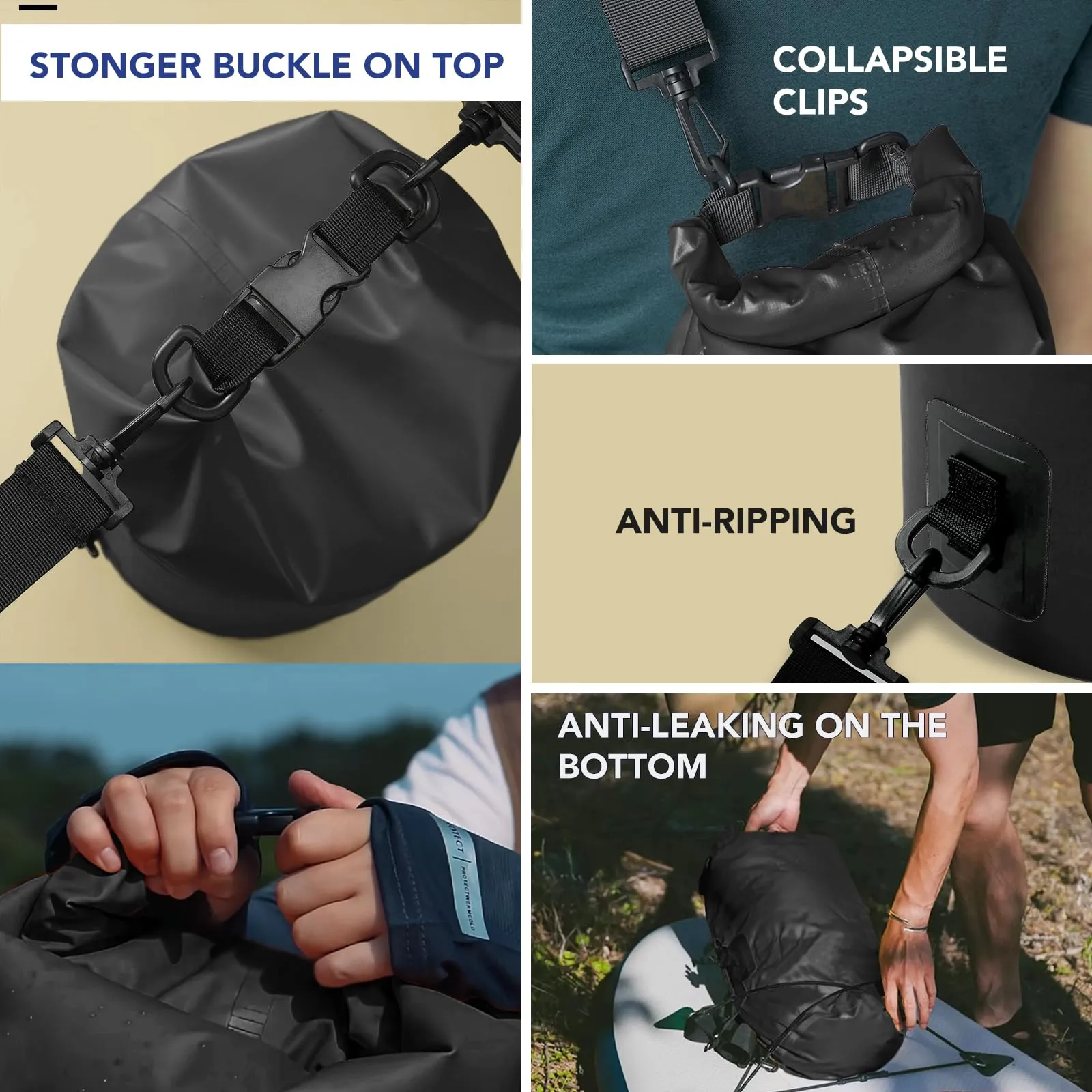 Unigear Borsa Impermeabile Sacca Stagna Dry Bag 55L - immagine 3
