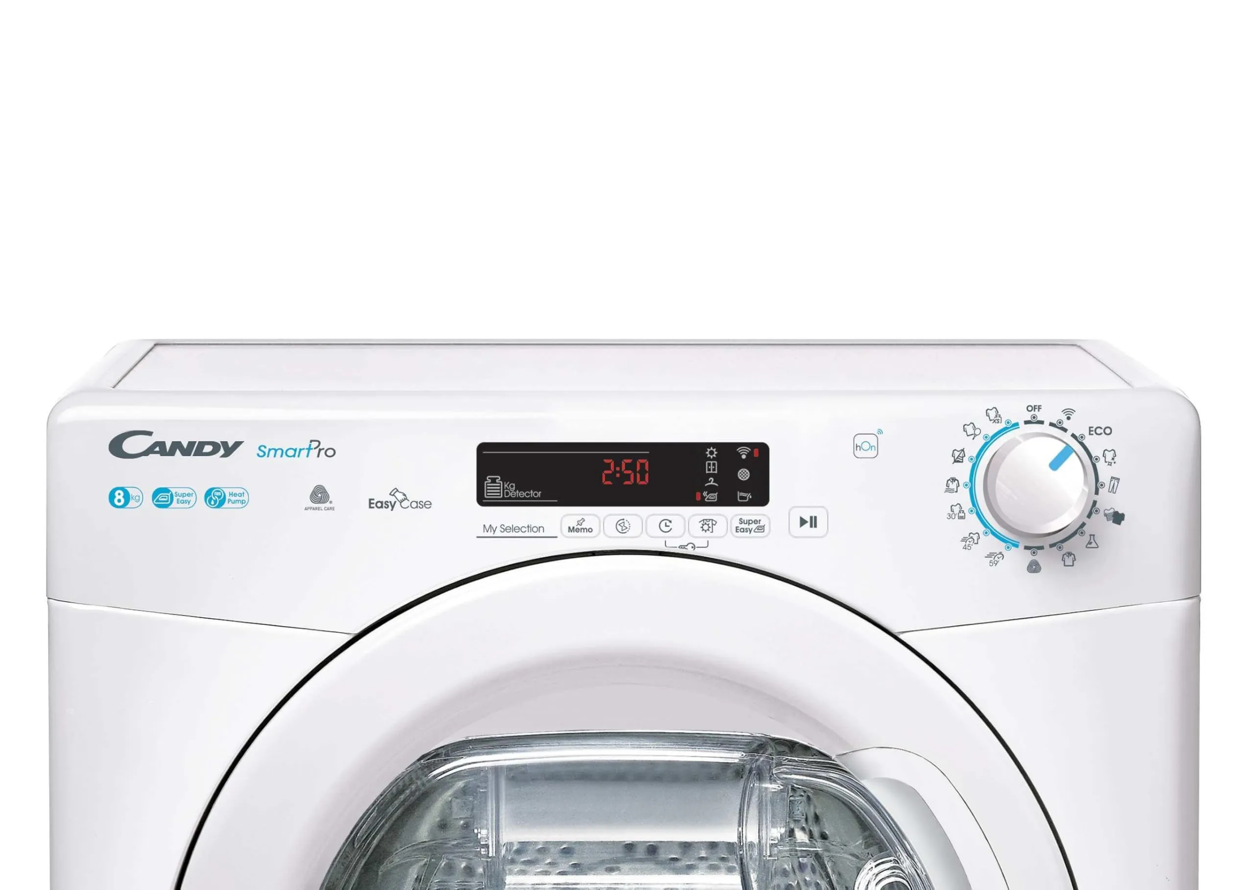 Candy Smart Pro CSOE H8A2DE-S Asciugatrice a Pompa di Calore, 8 Kg, Bianco - immagine 9