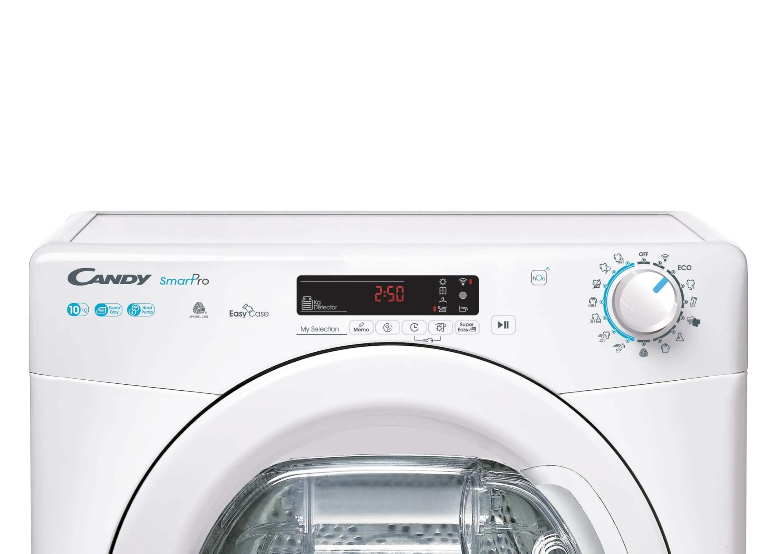Candy Smart Pro Asciugatrice a Pompa di Calore 10 Kg, Wi-Fi, Bianca - CSOE H10A2DE-S - immagine 9