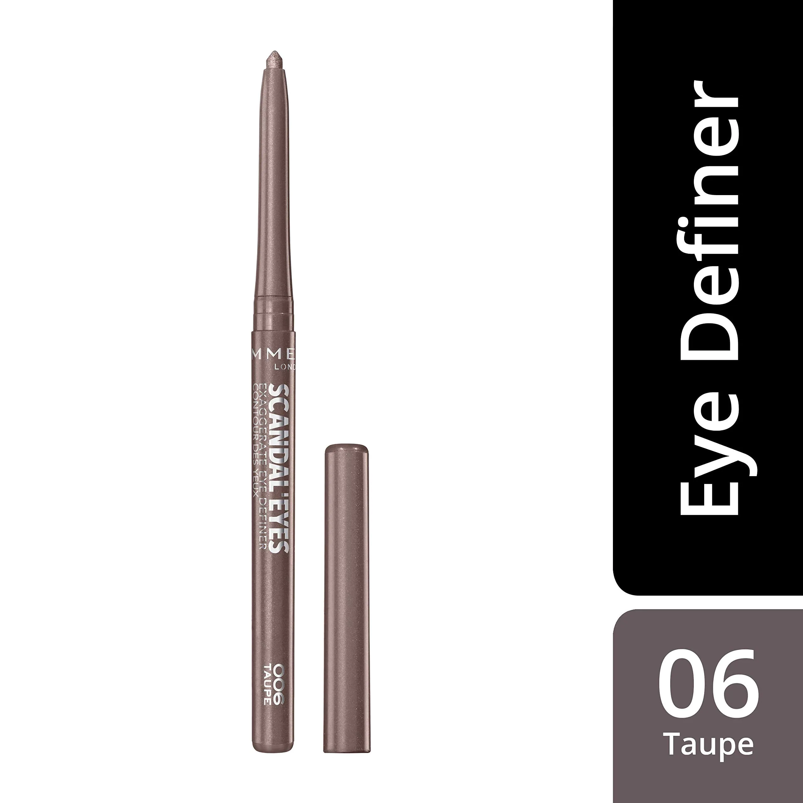 Rimmel London ScandalEyes Exaggerate Eye Definer Waterproof Automatic Eyeliner, 006 Taupe - immagine 3