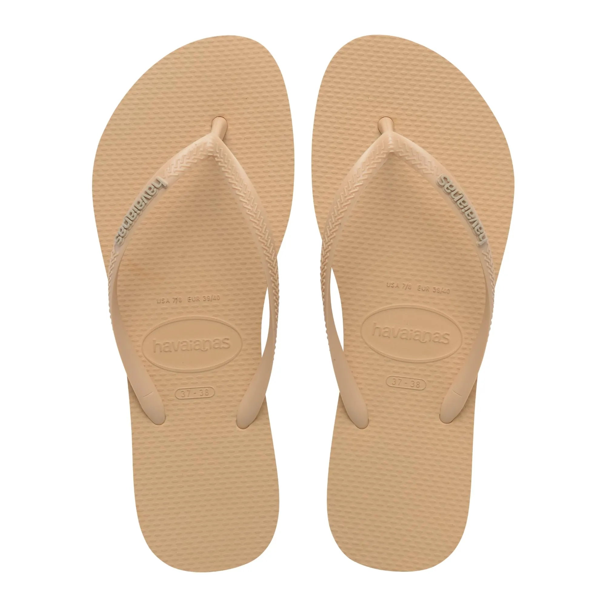 Havaianas Slim Logo Pop Up Women's Flip Flops - Golden - immagine 1
