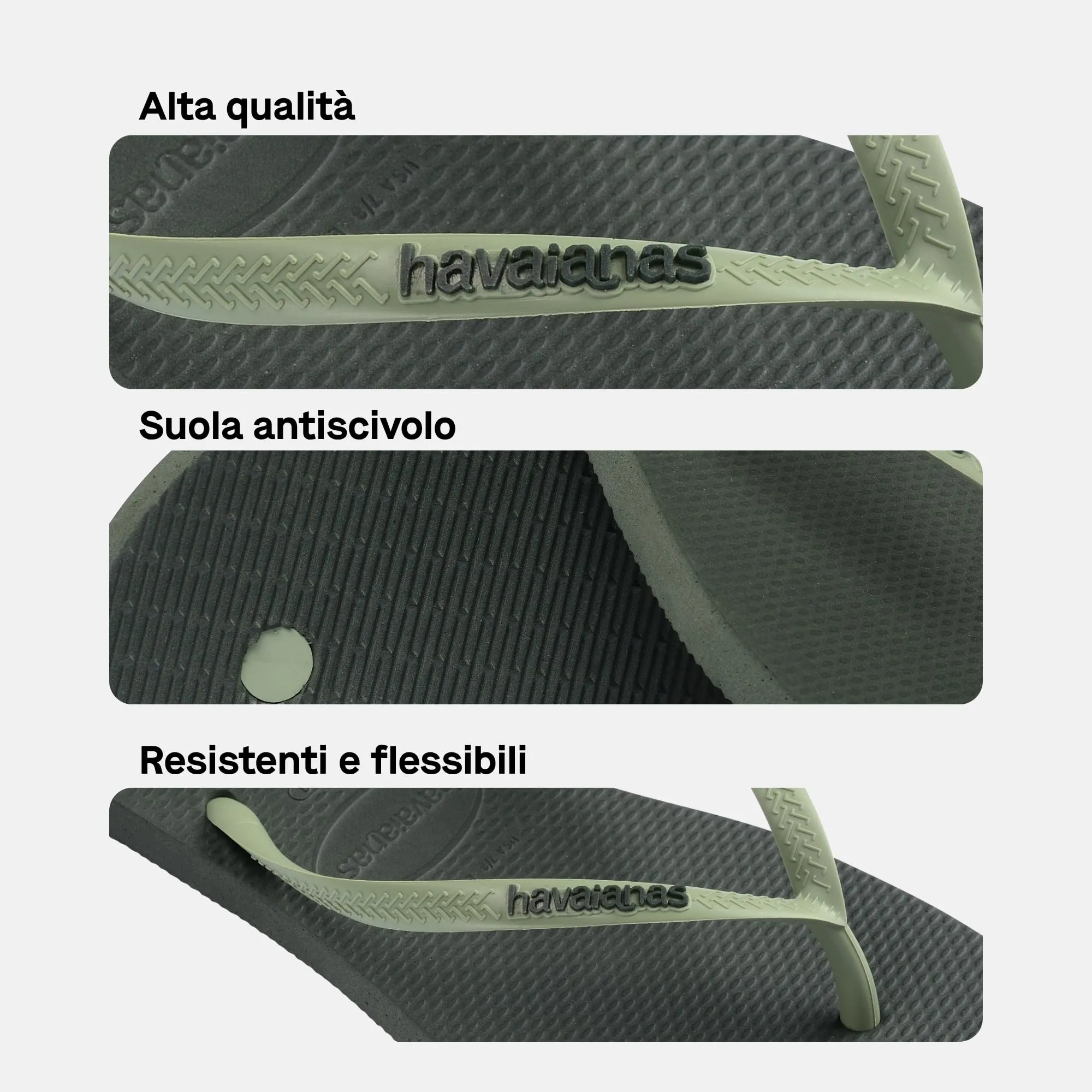 Havaianas Slim Logo Pop Up Infradito da Donna Olive Green - immagine 6