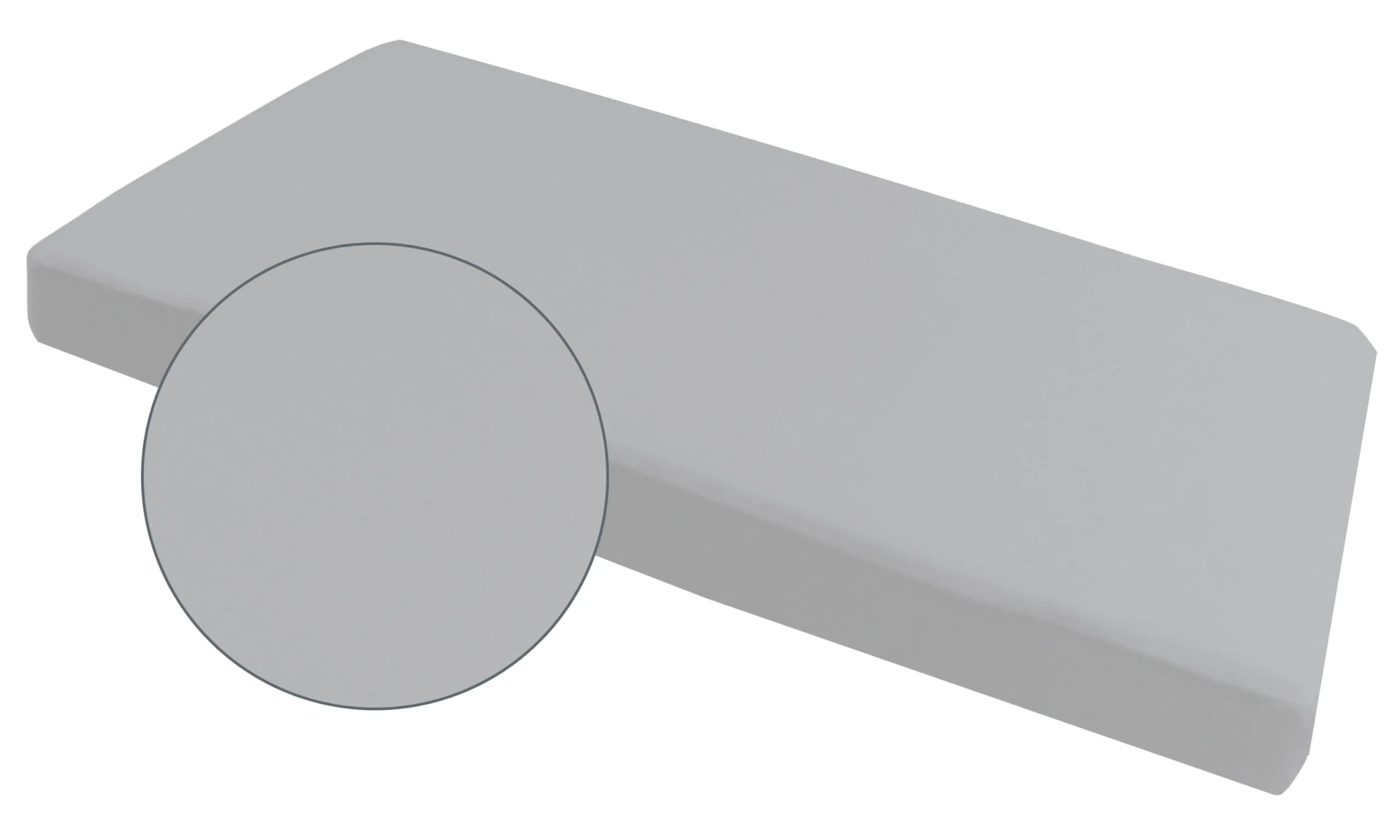 Medi Partners Lenzuola Lettino Neonato 70x140, 100% Cotone con Angoli (Grigio) - immagine 4