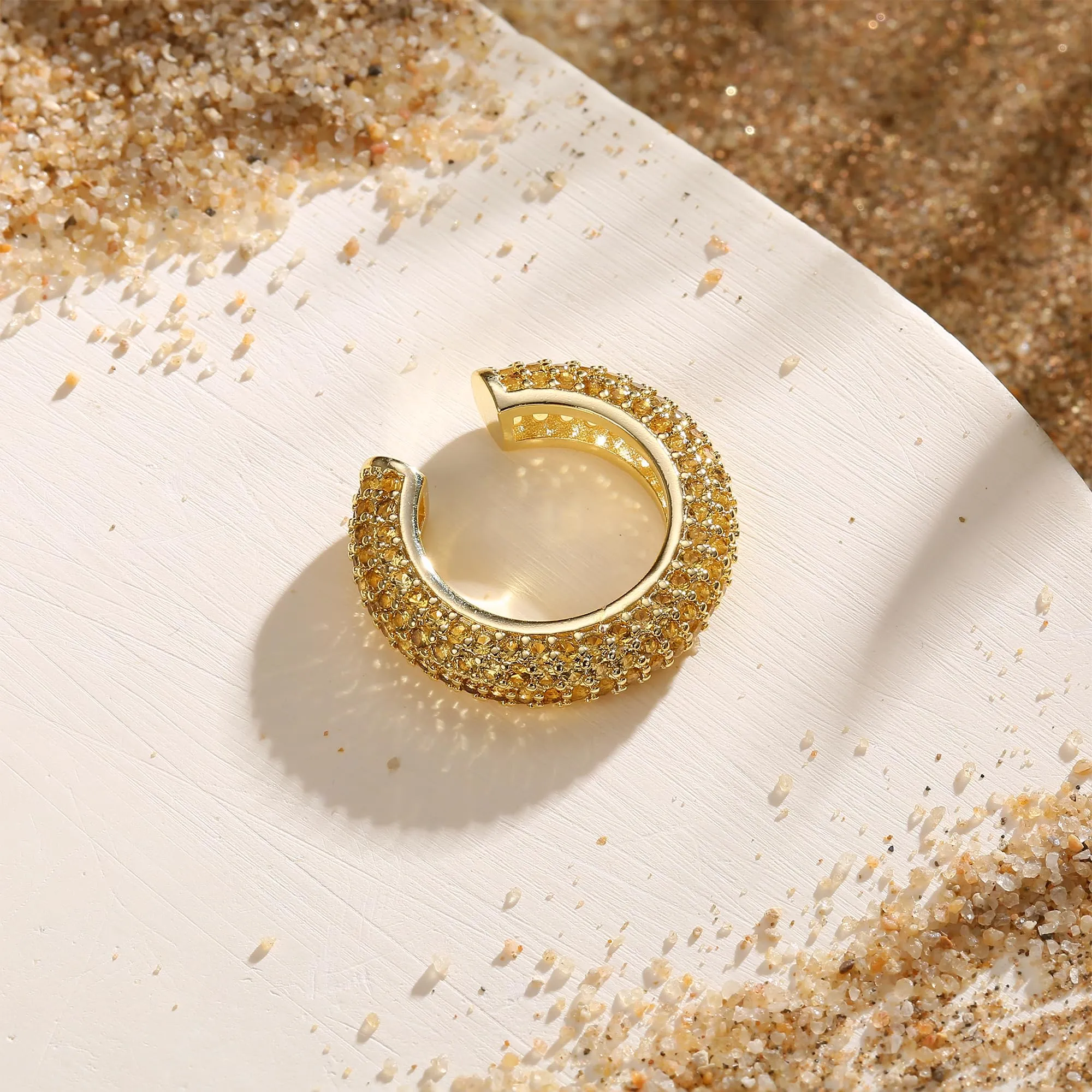 Dochais Orecchini Non-Forati per Cartilagine in Oro 14K, Ipoallergenici per Donne e Ragazze - immagine 6