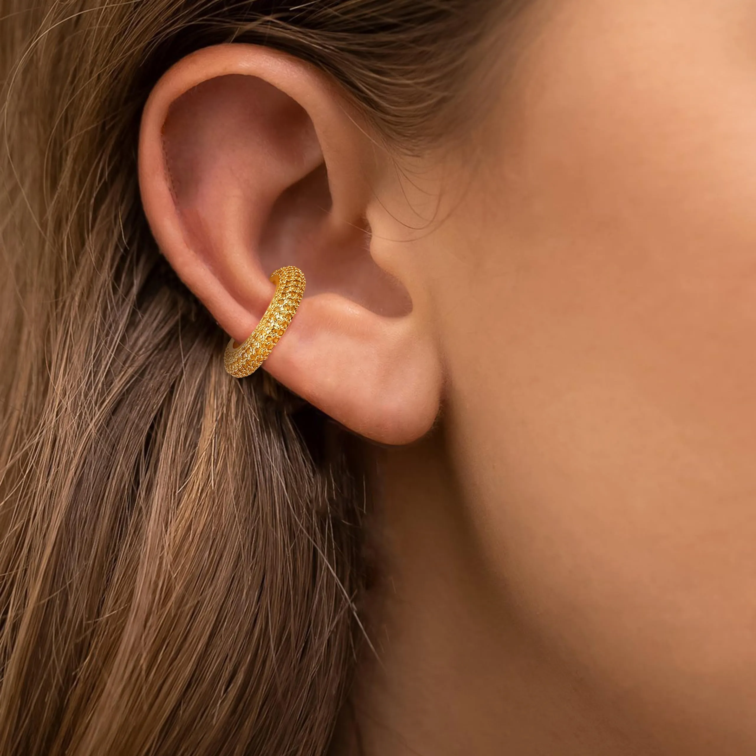 Dochais Orecchini Non-Forati per Cartilagine in Oro 14K, Ipoallergenici per Donne e Ragazze - immagine 8