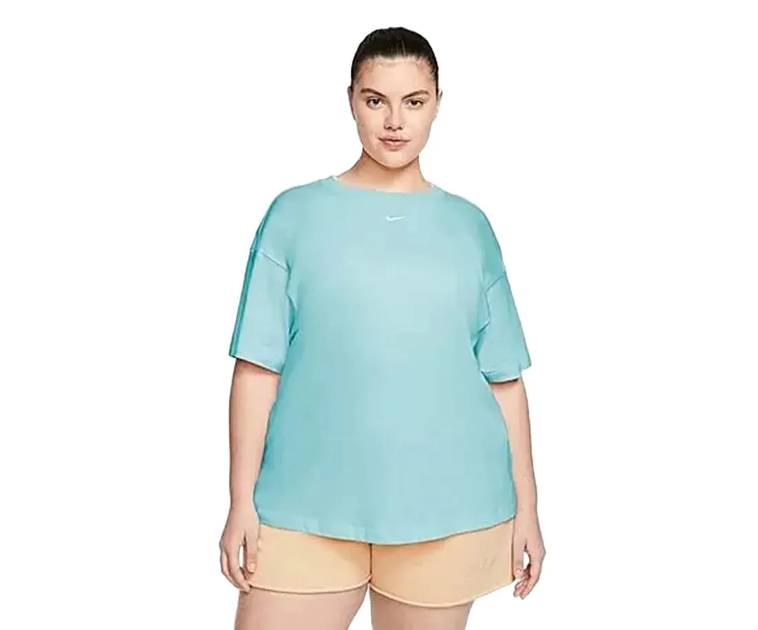 Nike Essentials Icon Futura Women's T-Shirt, Light Blue, XXL - immagine 3