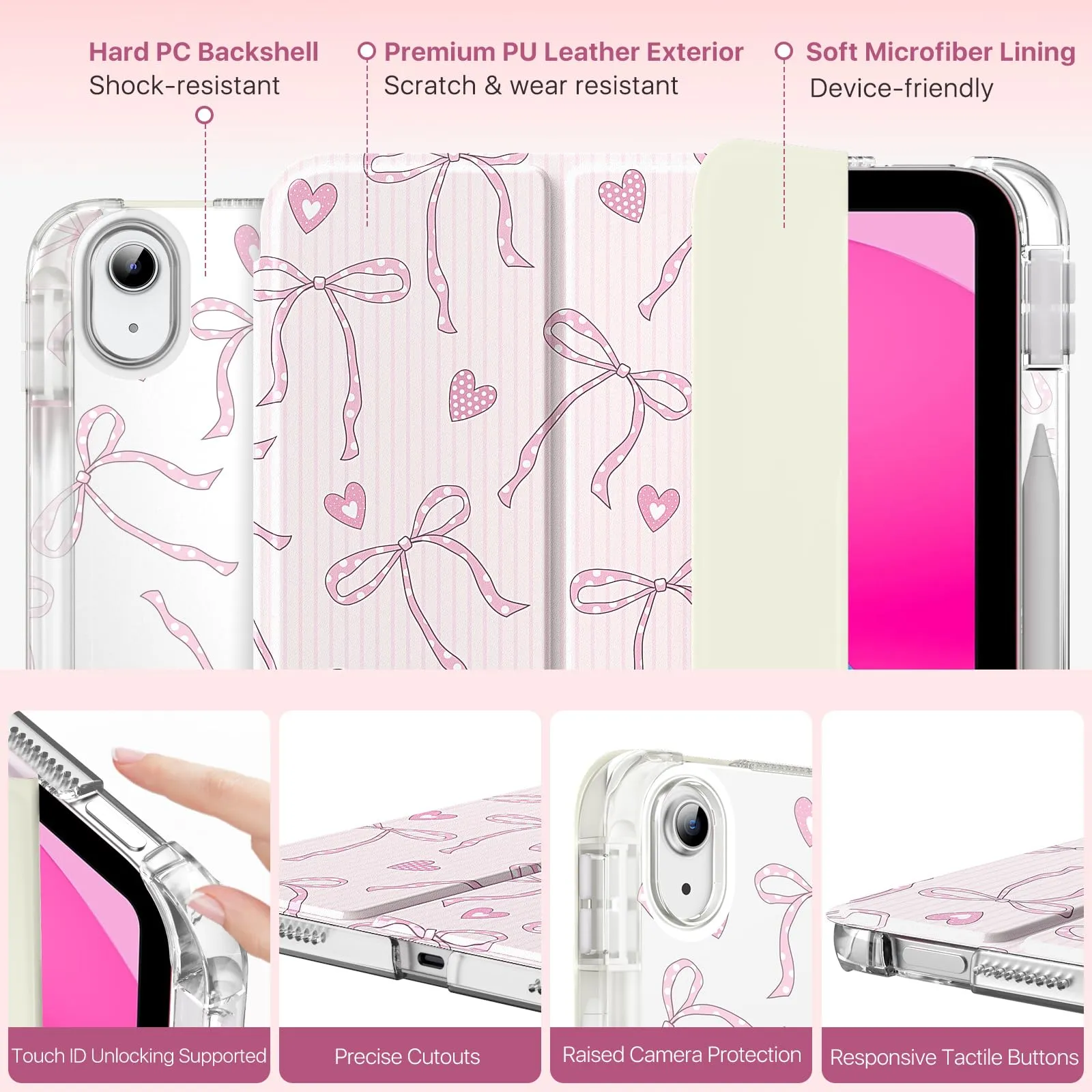 MoKo Cover per iPad 11a Generazione 11 Pollici e iPad 10a Gen 10,9 Pollici - immagine 3