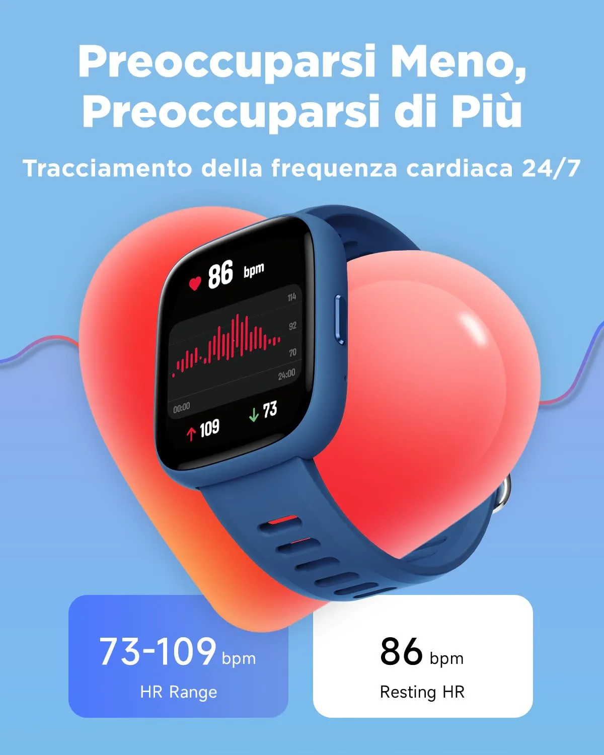 BIGGERFIVE Brave 2 Smartwatch Fitness Tracker for Kids and Teens, 1.8" Screen - immagine 5