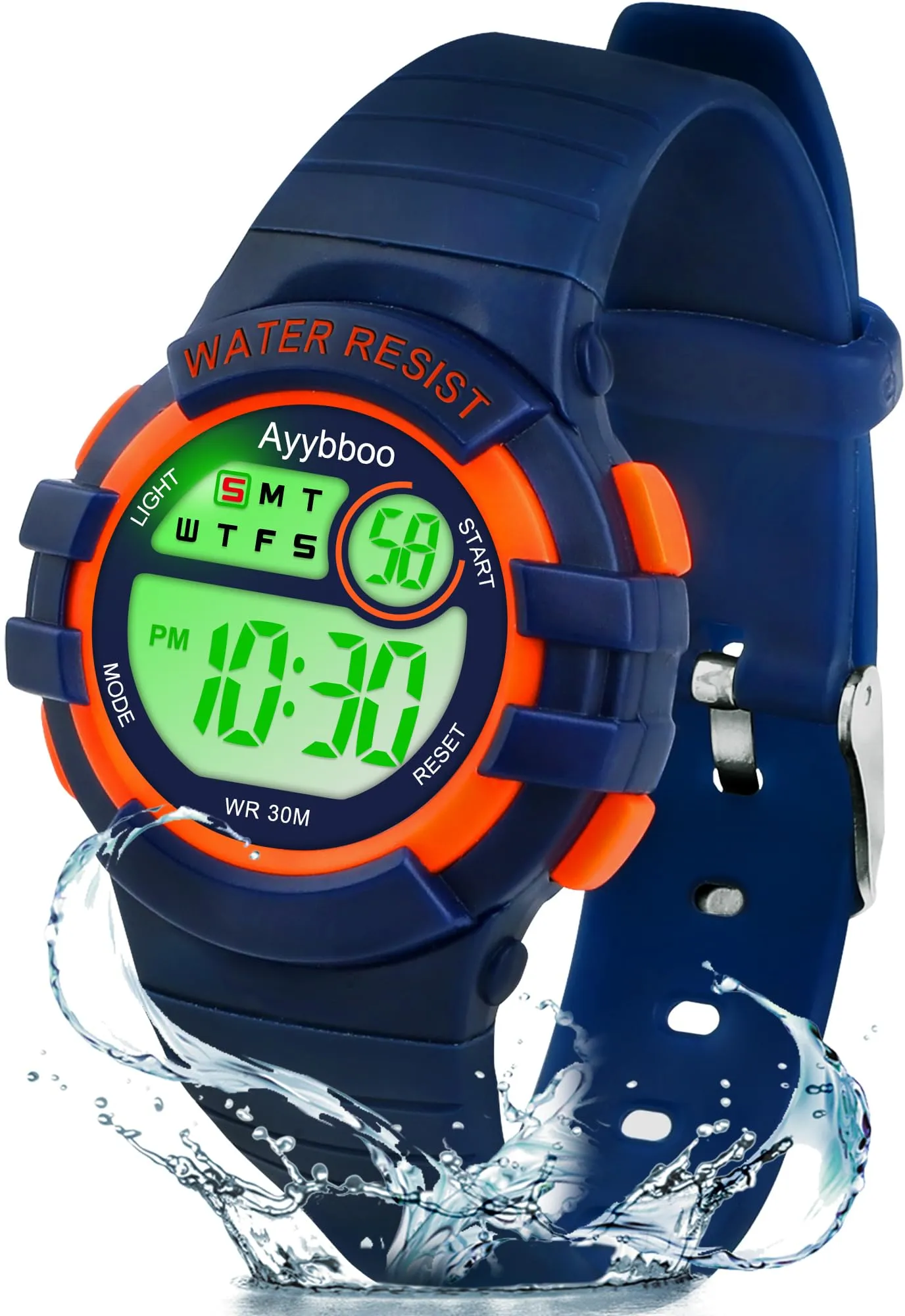 Ayybboo Orologio Digitale per Bambini e Bambine 4-16 Anni 8206B - immagine 1